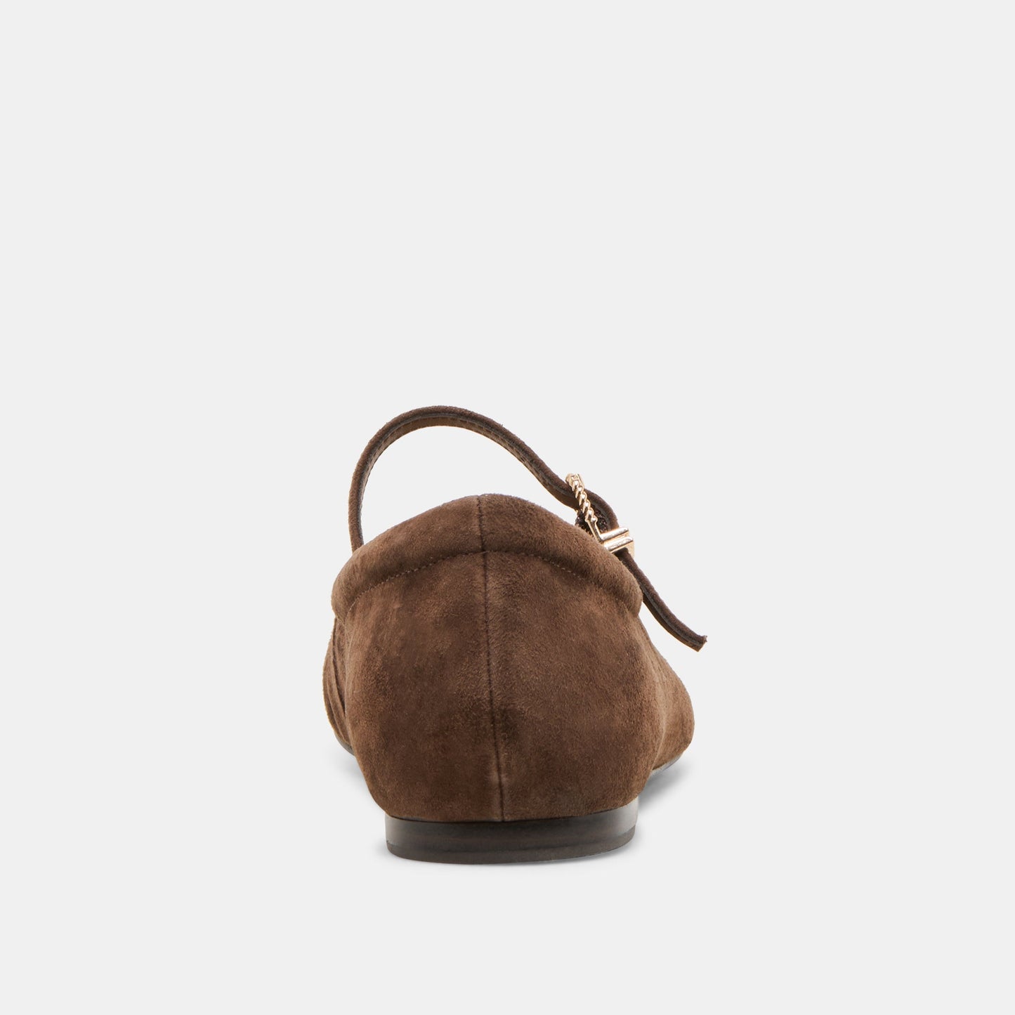 Reyes Dk Brown Suede Ballet Flats - Dolce Vita