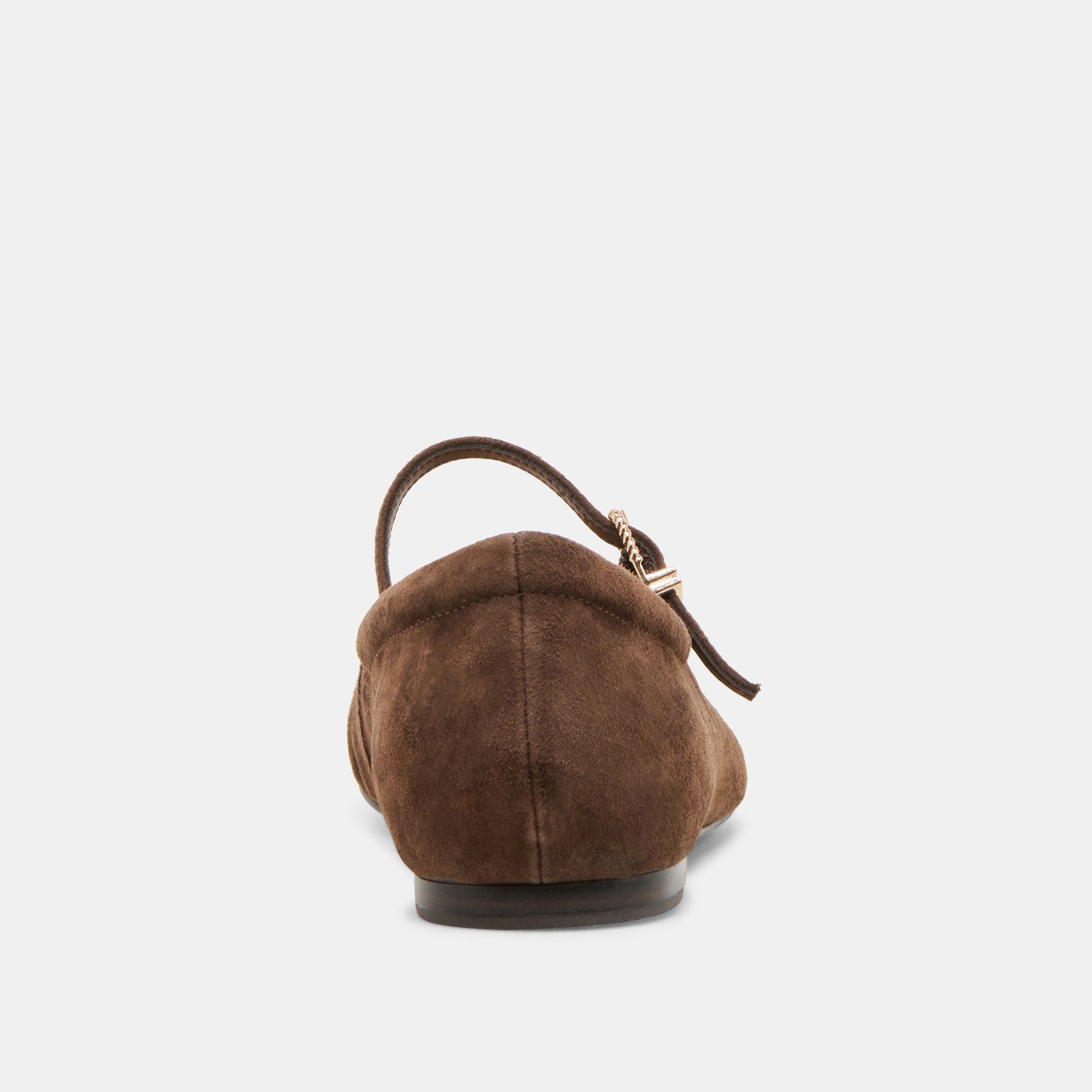 Reyes Dk Brown Suede Ballet Flats - Dolce Vita
