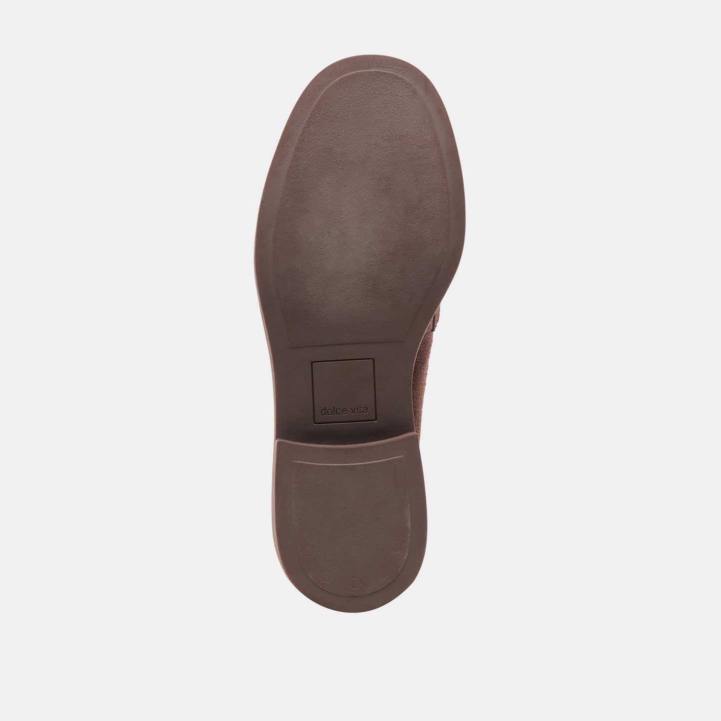 Tiggy Mahogany Suede Loafers - Dolce Vita