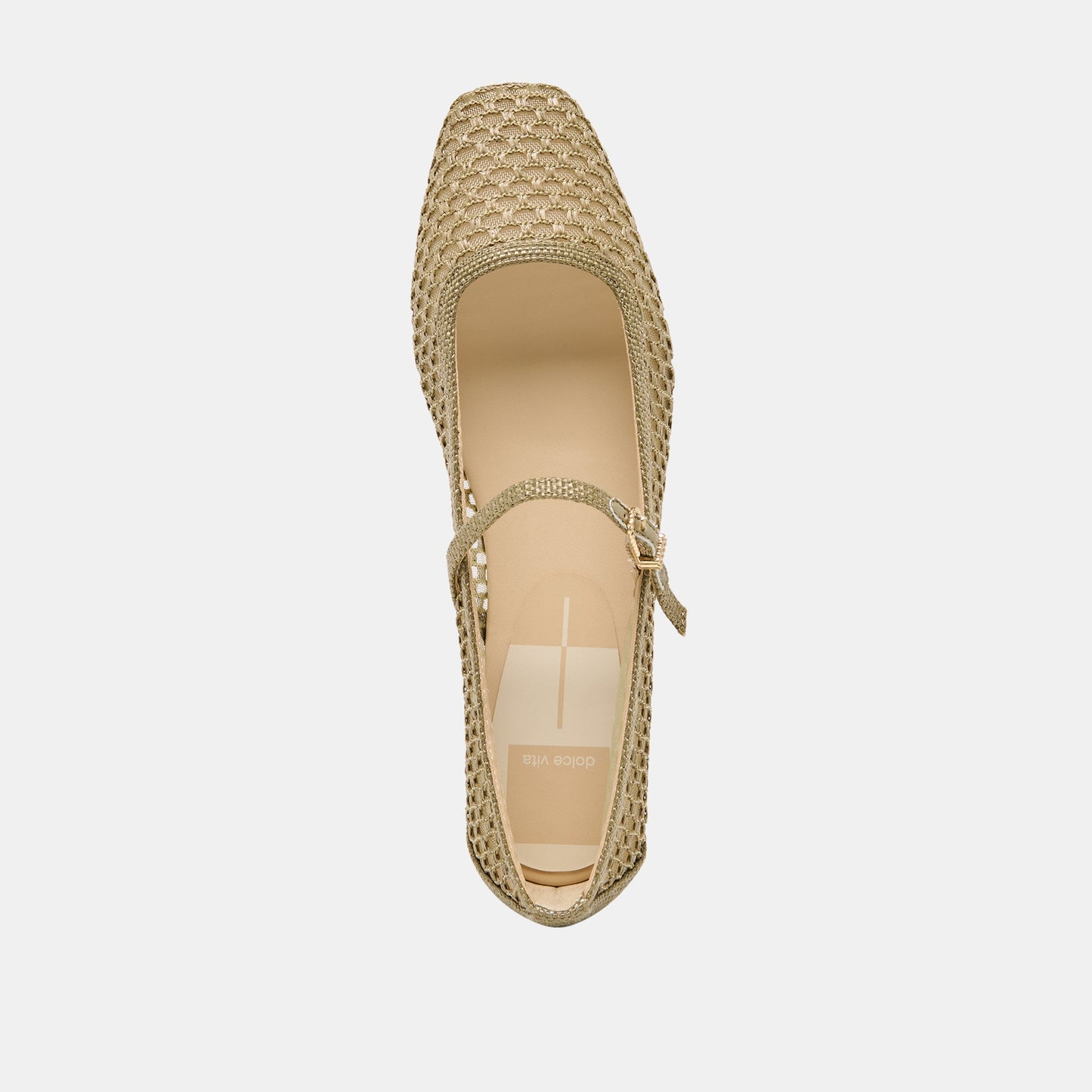 Reyes Olive Woven Raffia Ballet Flats - Dolce Vita