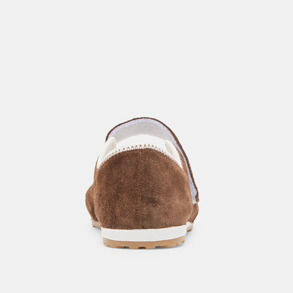 Sofya Dk Brown Suede Sneakers - Dolce Vita