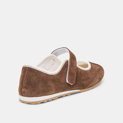 Sofya Dk Brown Suede Sneakers - Dolce Vita