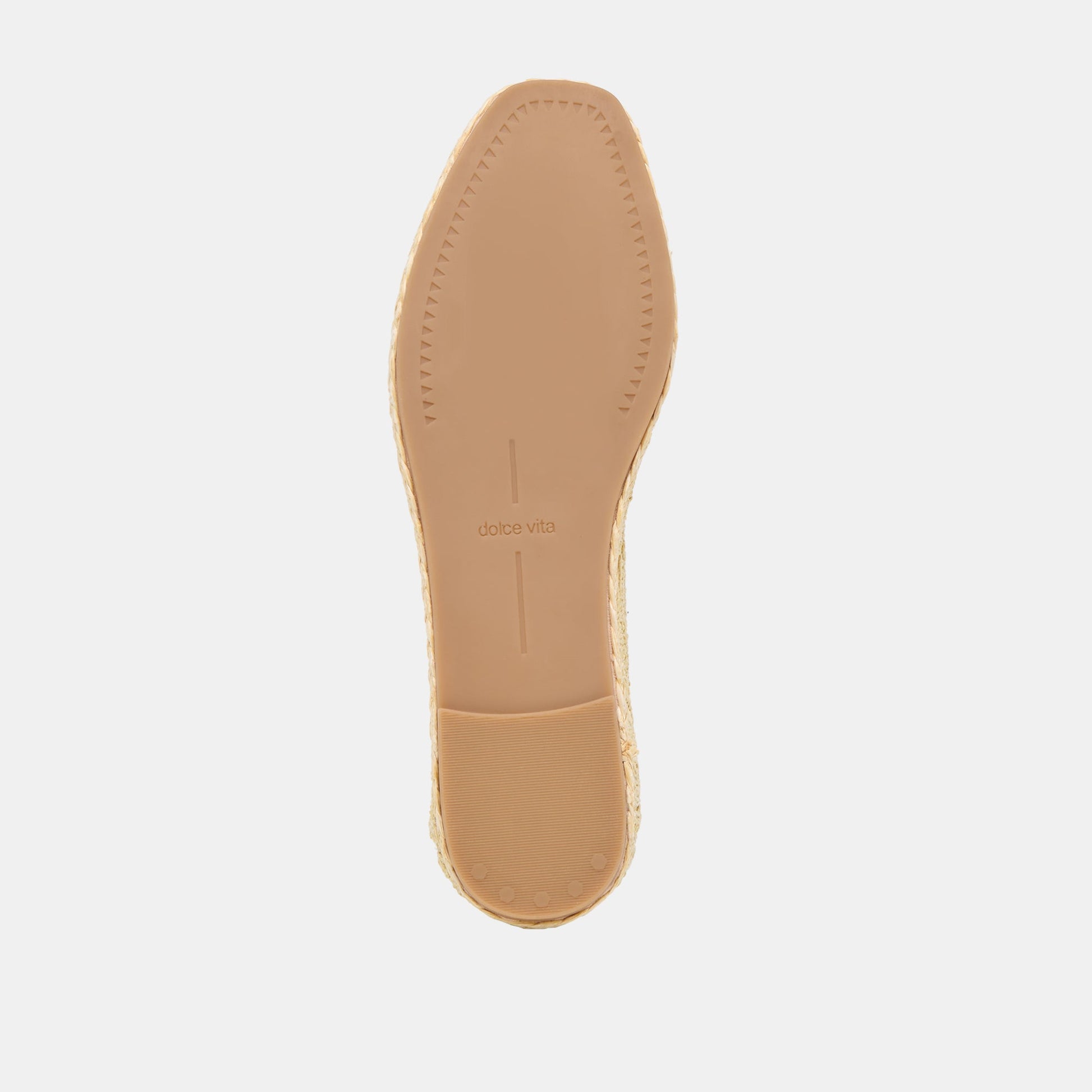 Tianna Lt Natural Raffia Lace Ballet Flats - Dolce Vita