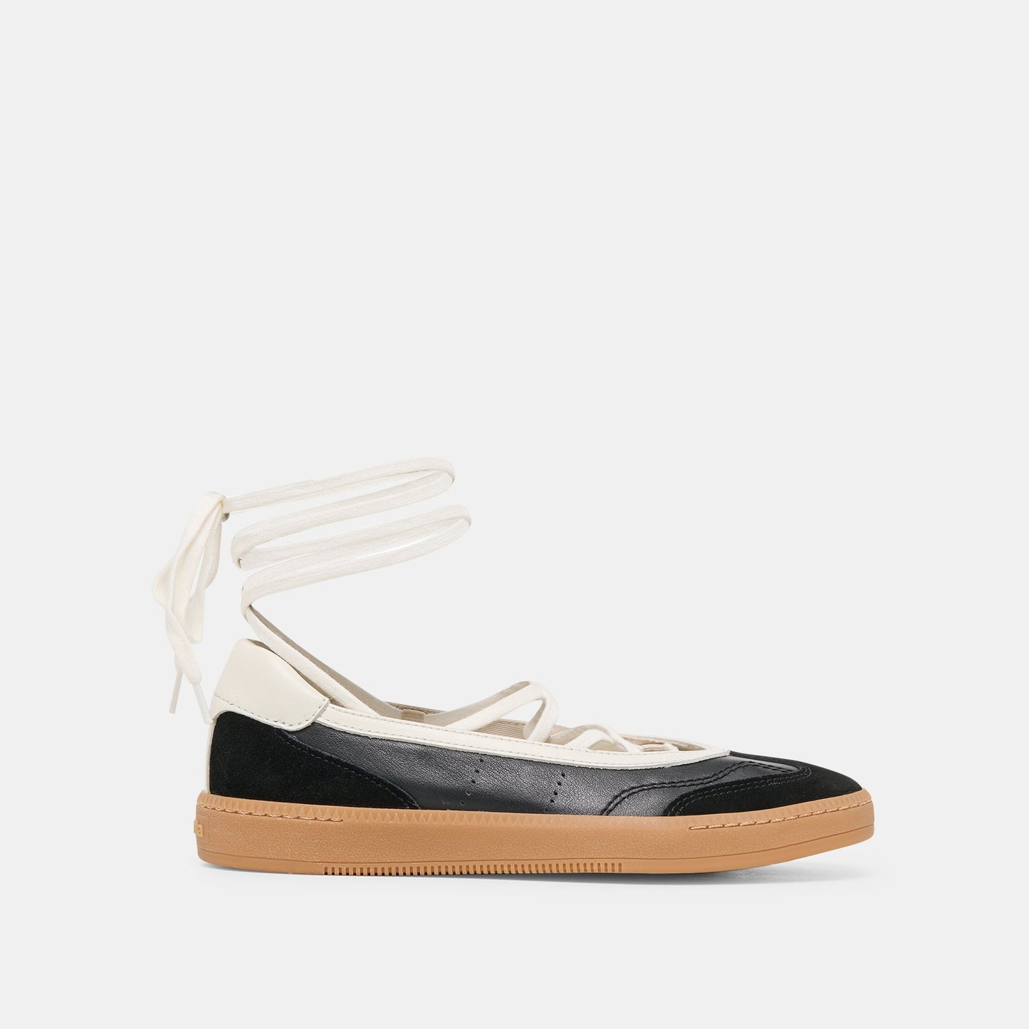 Nyomie Black Leather Sneakers - Dolce Vita