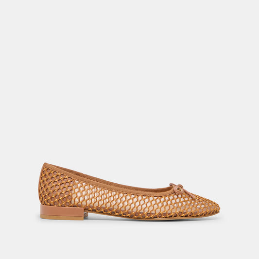 Ulicia Coral Woven Mesh Ballet Flats - Dolce Vita