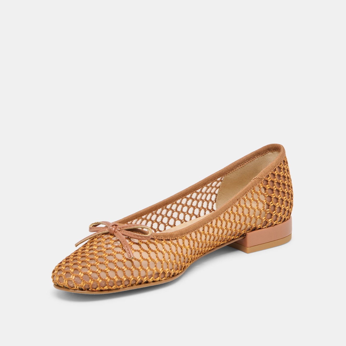 Ulicia Coral Woven Mesh Ballet Flats - Dolce Vita