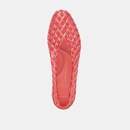 Jam Coral Jelly Flats - Dolce Vita