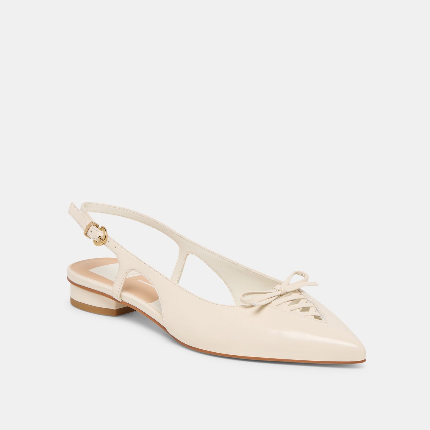 Owana Off White Leather Flats - Dolce Vita