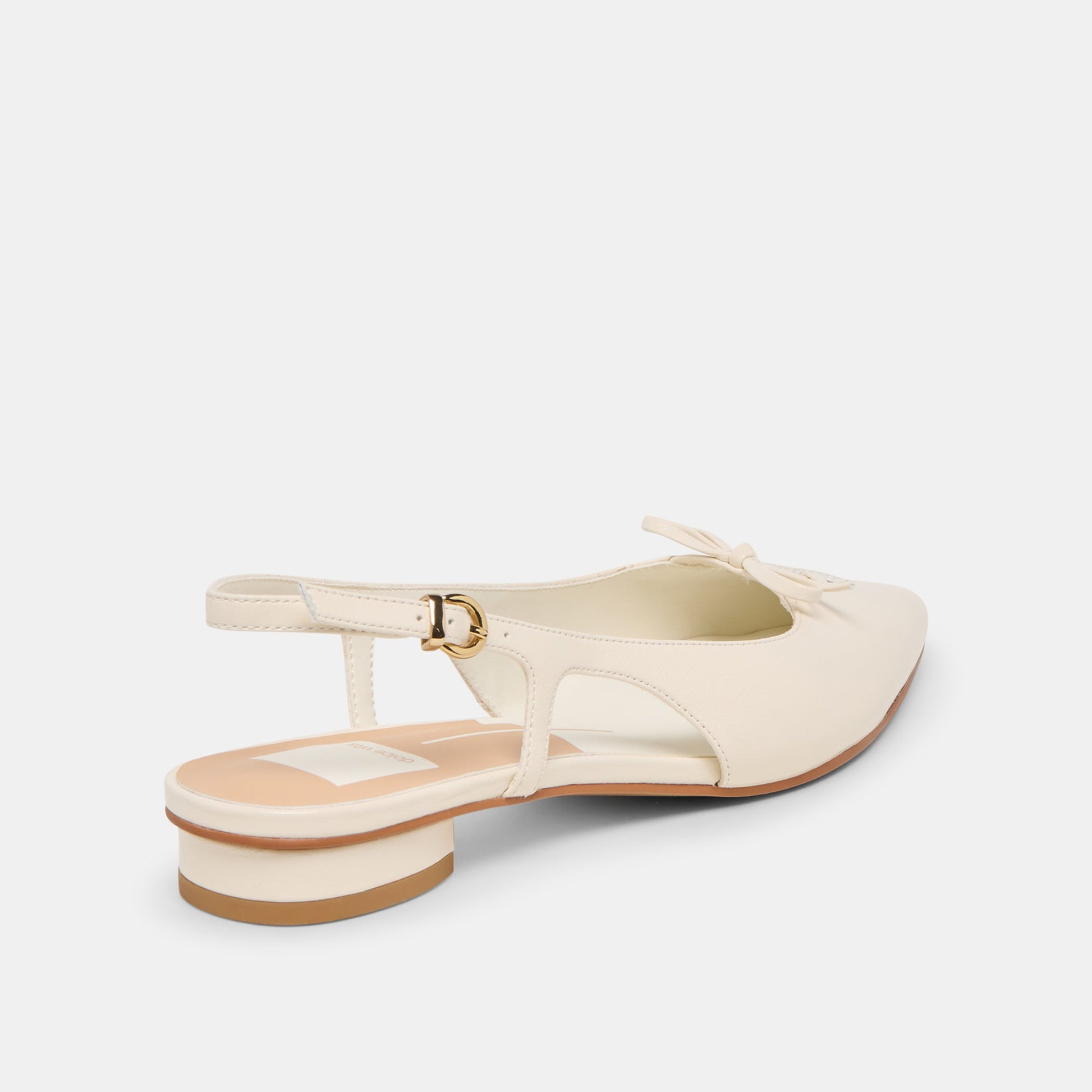 Owana Off White Leather Flats - Dolce Vita