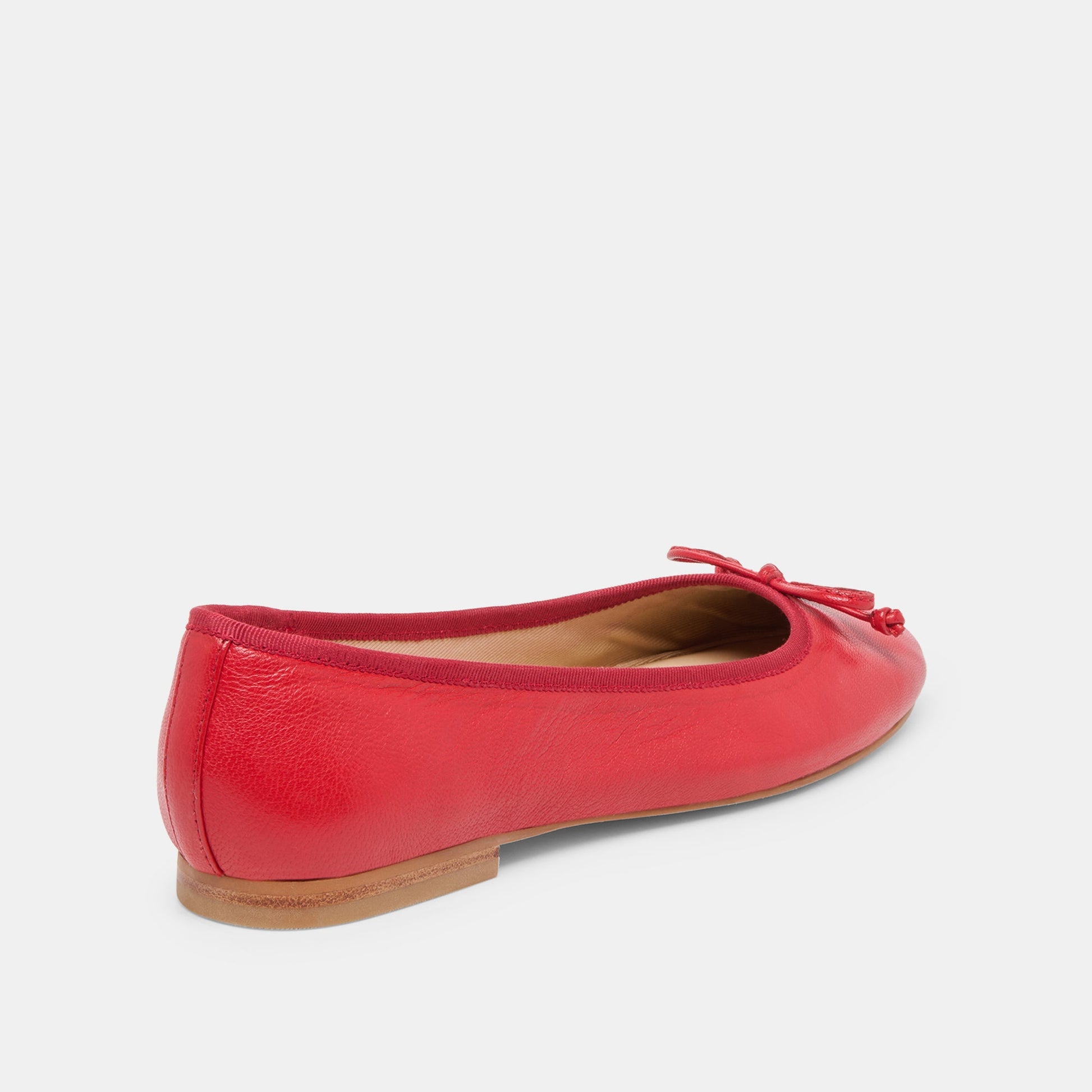 Ritla Cherry Leather Ballet Flats - Dolce Vita