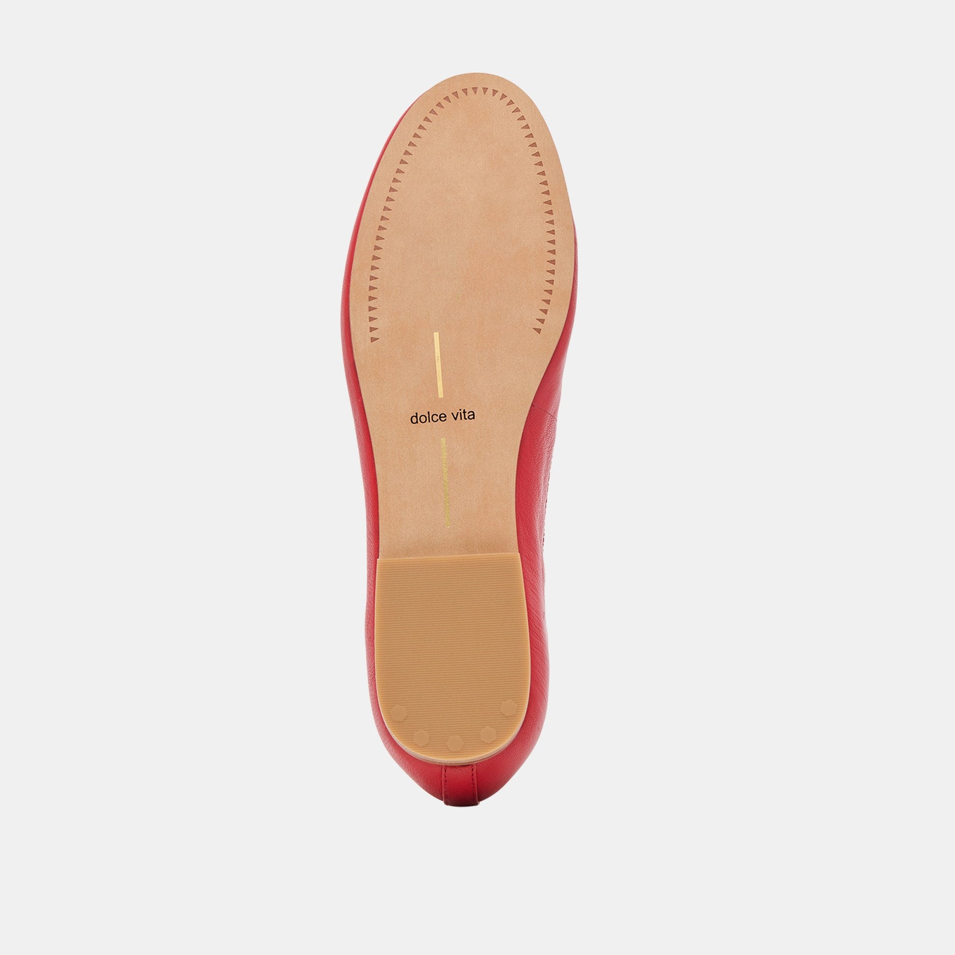 Ritla Cherry Leather Ballet Flats - Dolce Vita