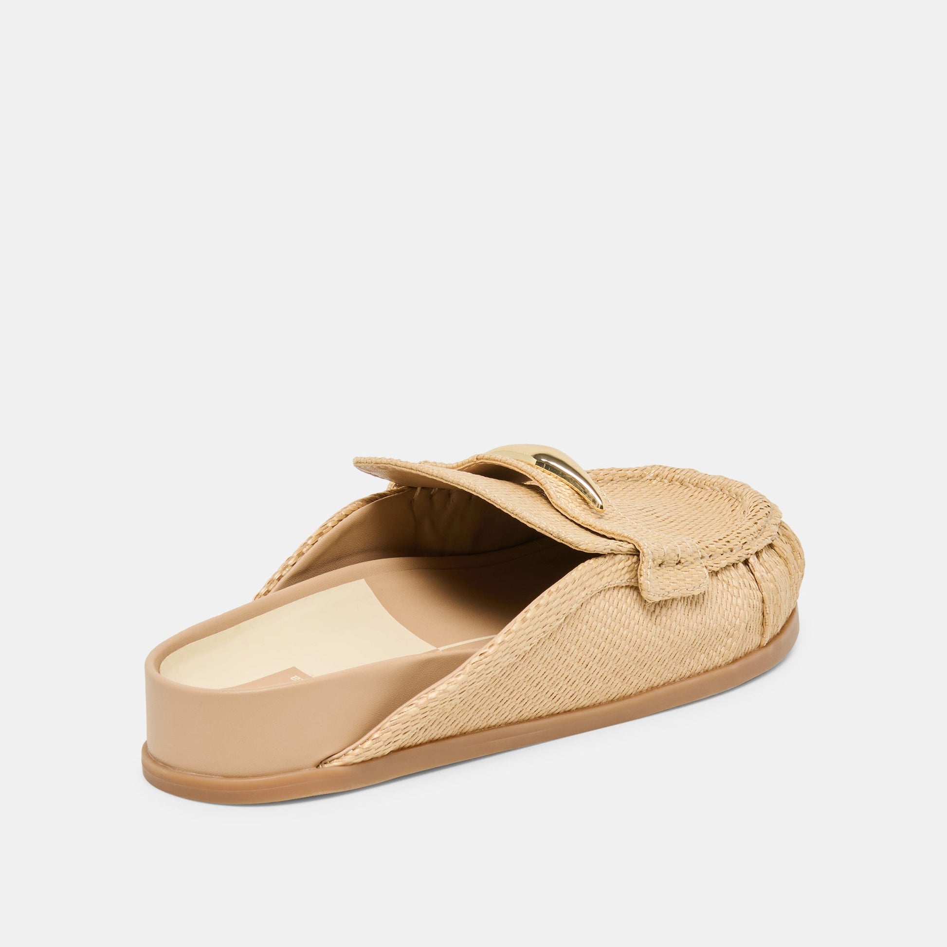 Jodero Lt Natural Raffia Flats - Dolce Vita