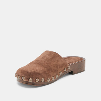 Alanis Brown Suede Flats - Dolce Vita