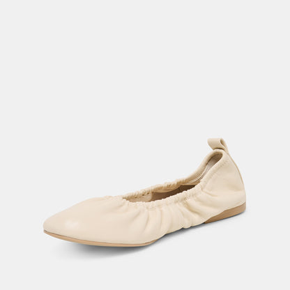 Conrad Bone Leather Ballet Flats - Dolce Vita