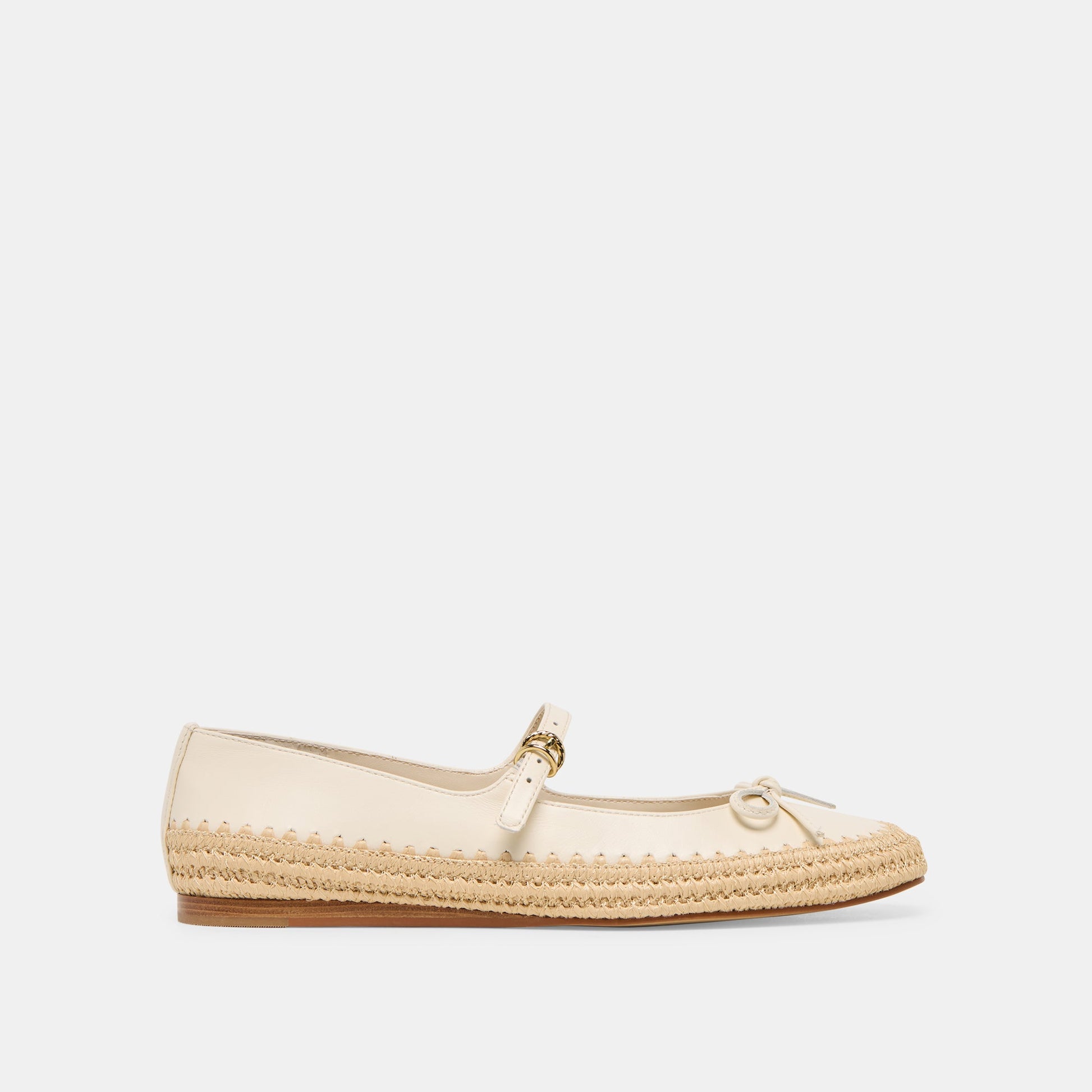 Betony Off White Leather Ballet Flats - Dolce Vita