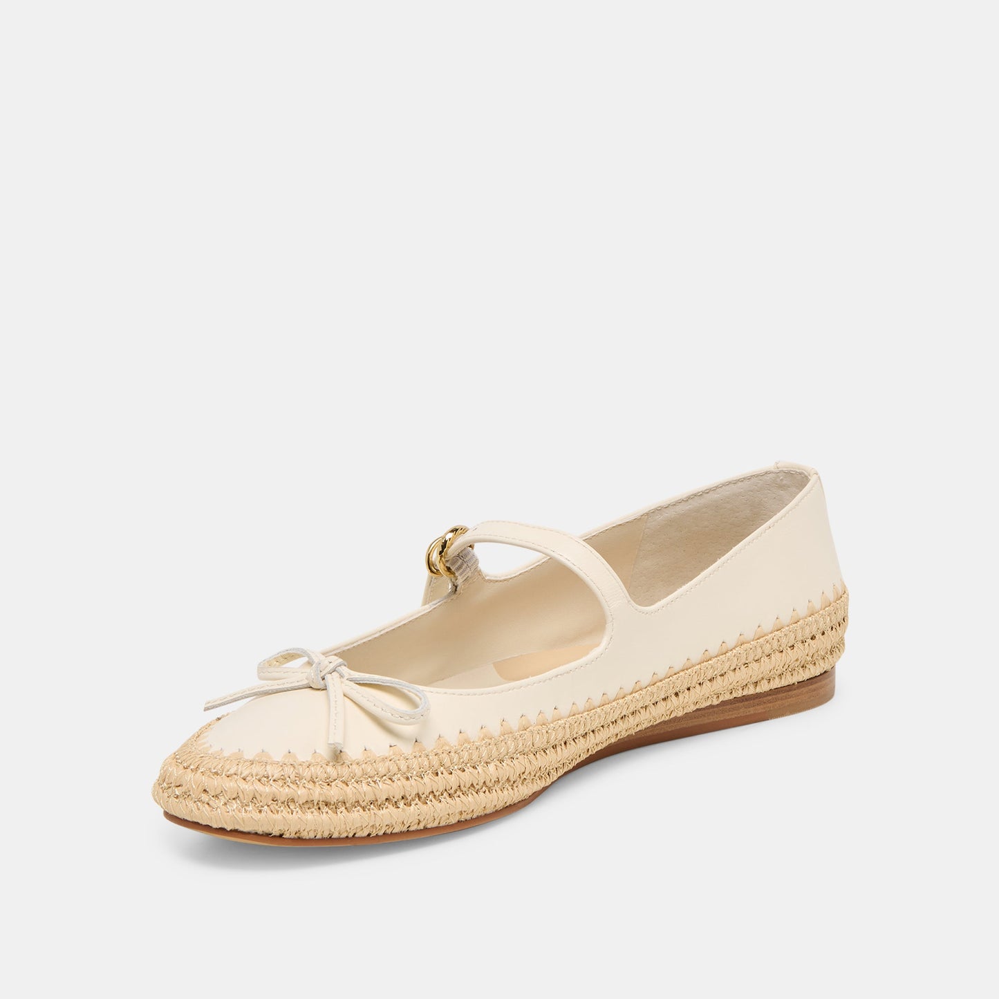 Betony Off White Leather Ballet Flats - Dolce Vita