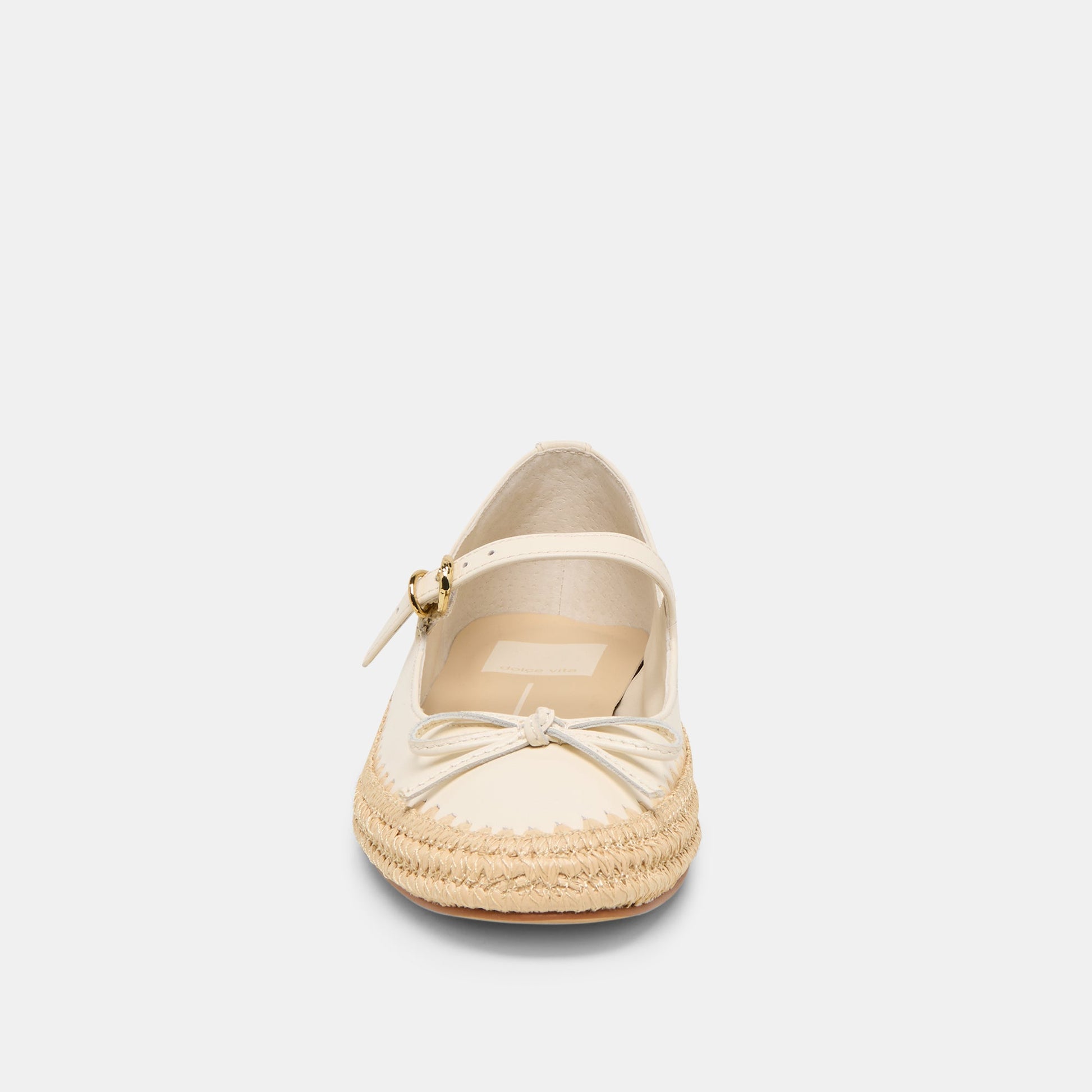 Betony Off White Leather Ballet Flats - Dolce Vita