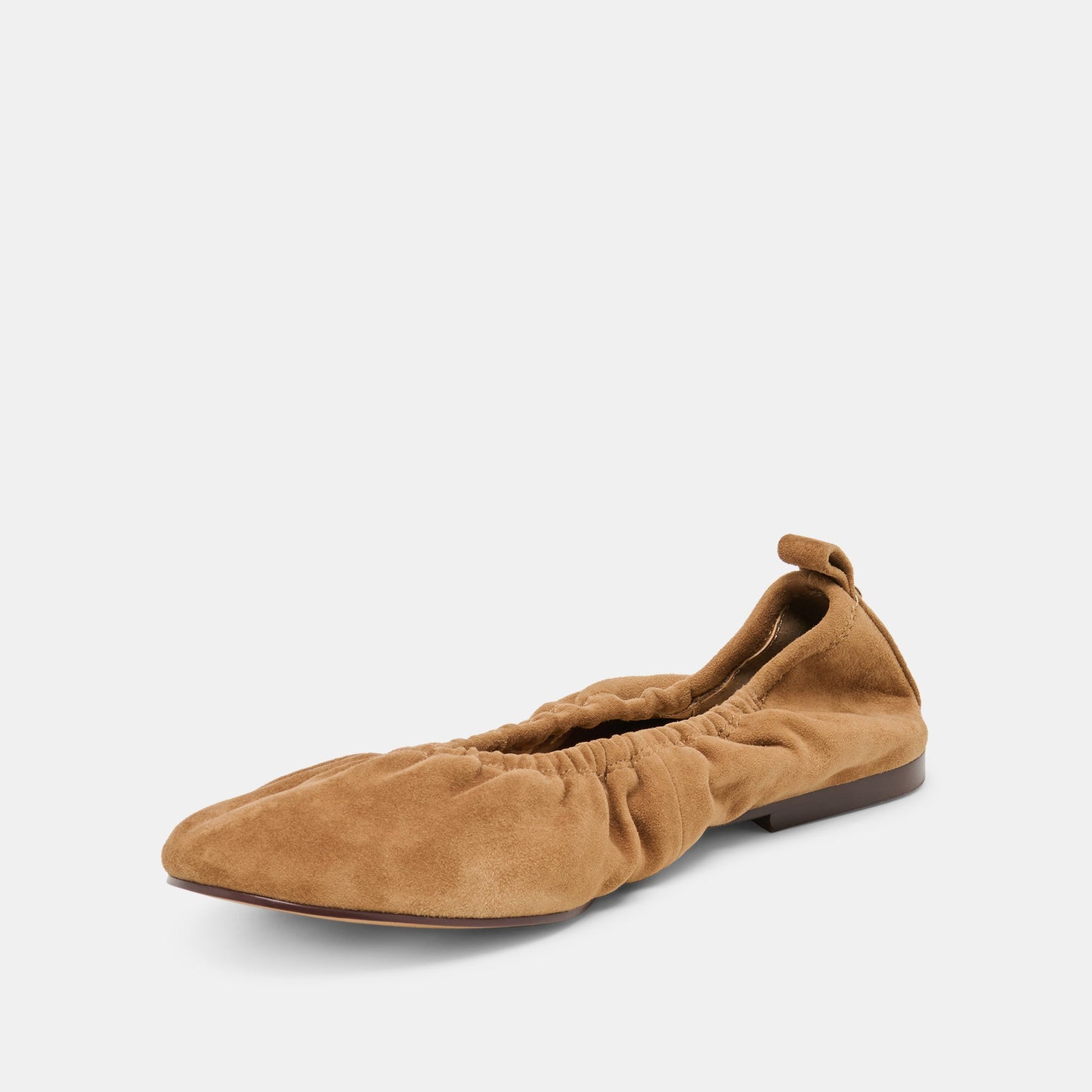 Conrad Lt Brown Suede Ballet Flats - Dolce Vita