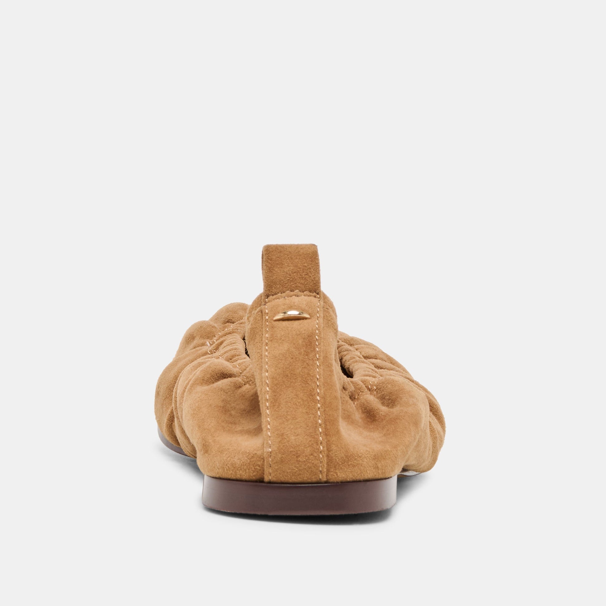 Conrad Lt Brown Suede Ballet Flats - Dolce Vita