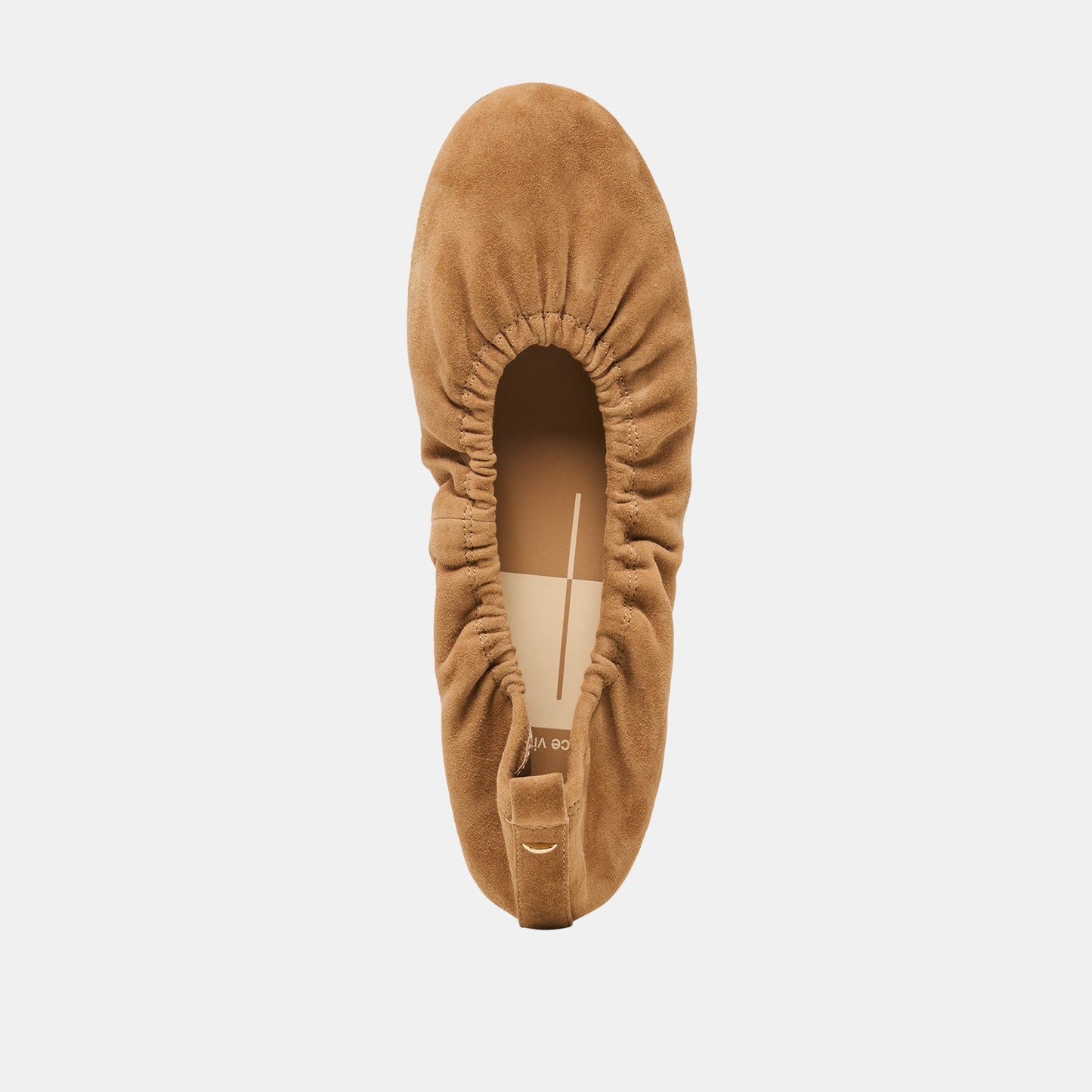 Conrad Lt Brown Suede Ballet Flats - Dolce Vita