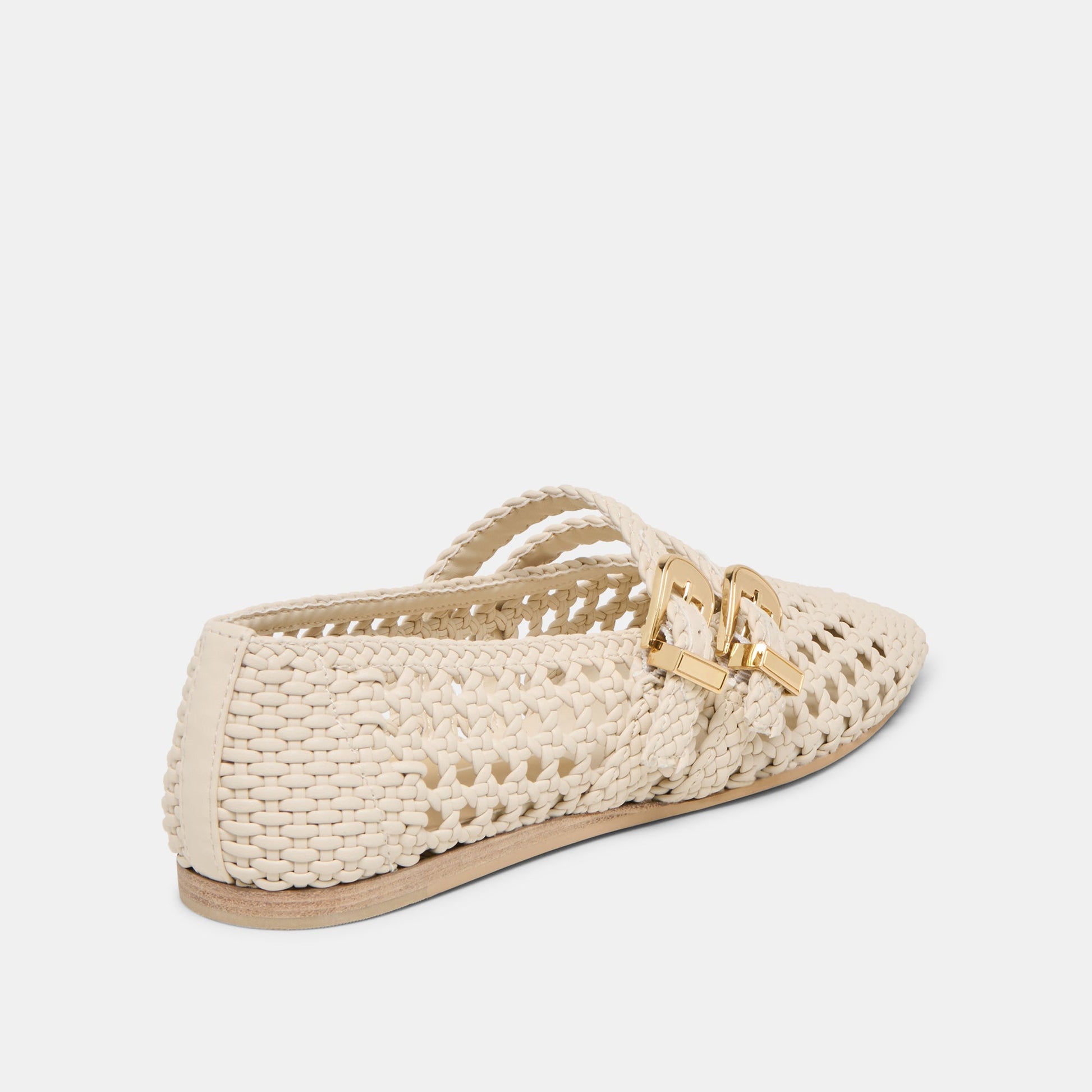 Baylee Creme Woven Stella Ballet Flats - Dolce Vita