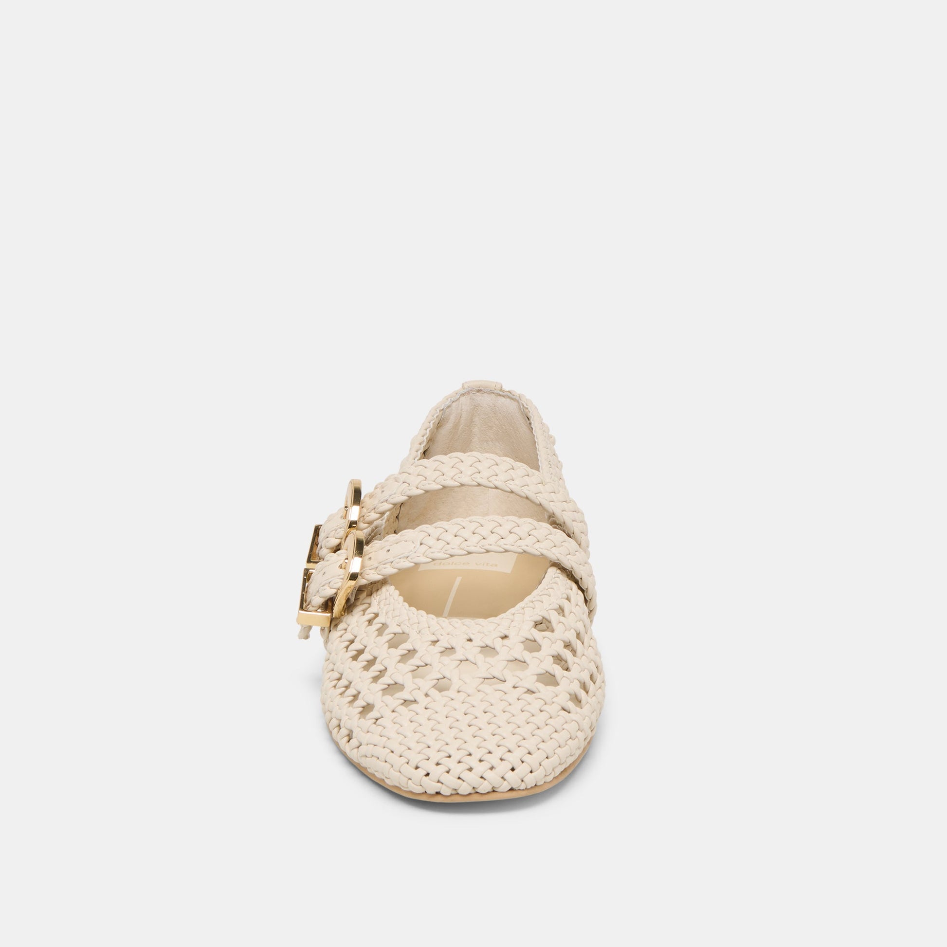 Baylee Creme Woven Stella Ballet Flats - Dolce Vita