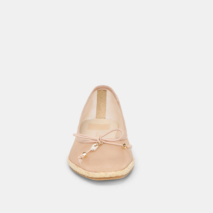 Tianna Mesh Blush Mesh Ballet Flats - Dolce Vita