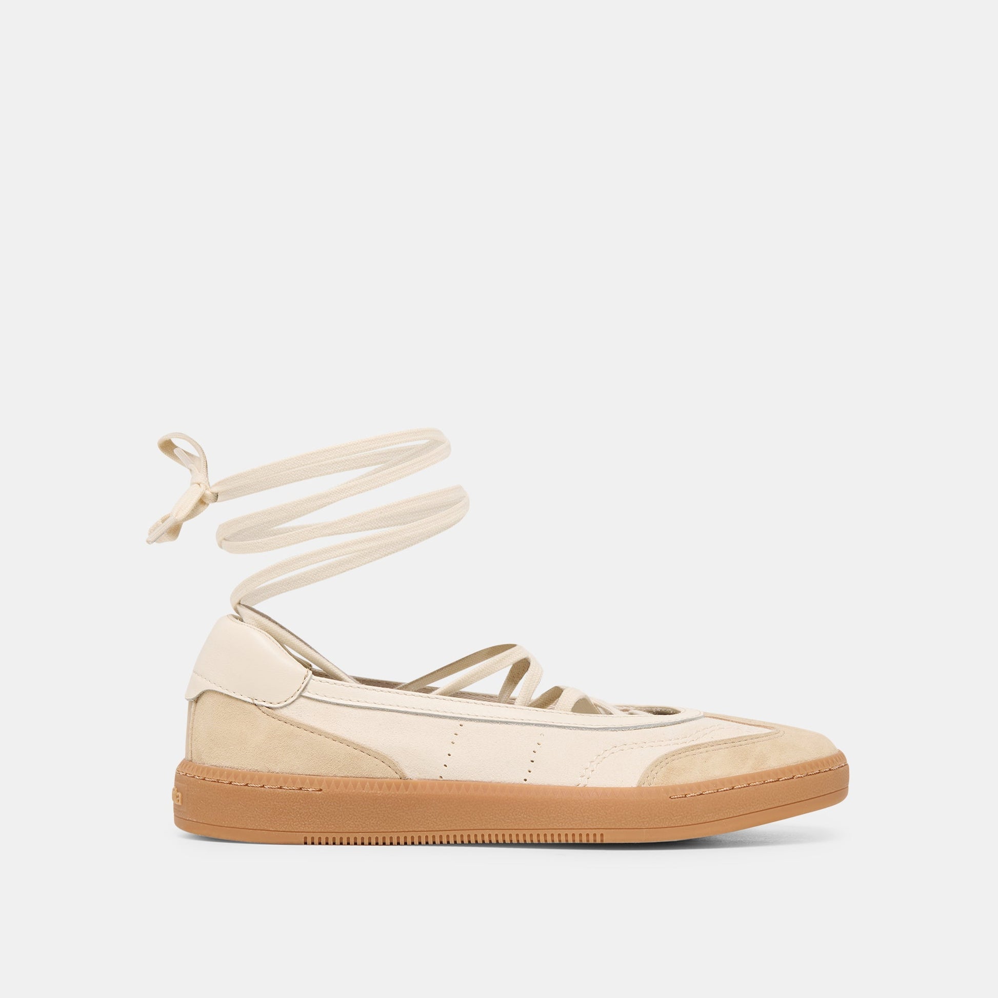 Nyomie Ivory Multi Leather Sneakers - Dolce Vita