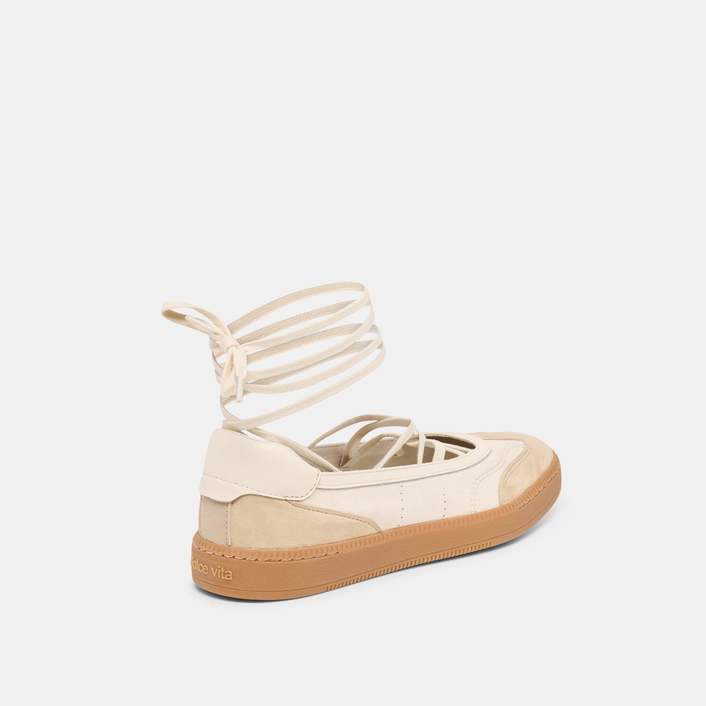 Nyomie Ivory Multi Leather Sneakers - Dolce Vita
