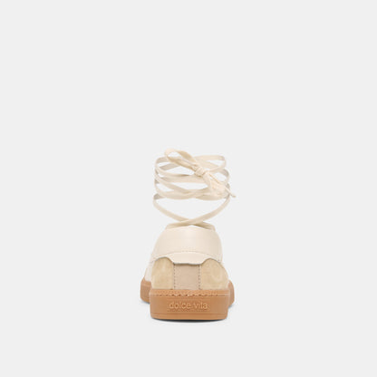 Nyomie Ivory Multi Leather Sneakers - Dolce Vita