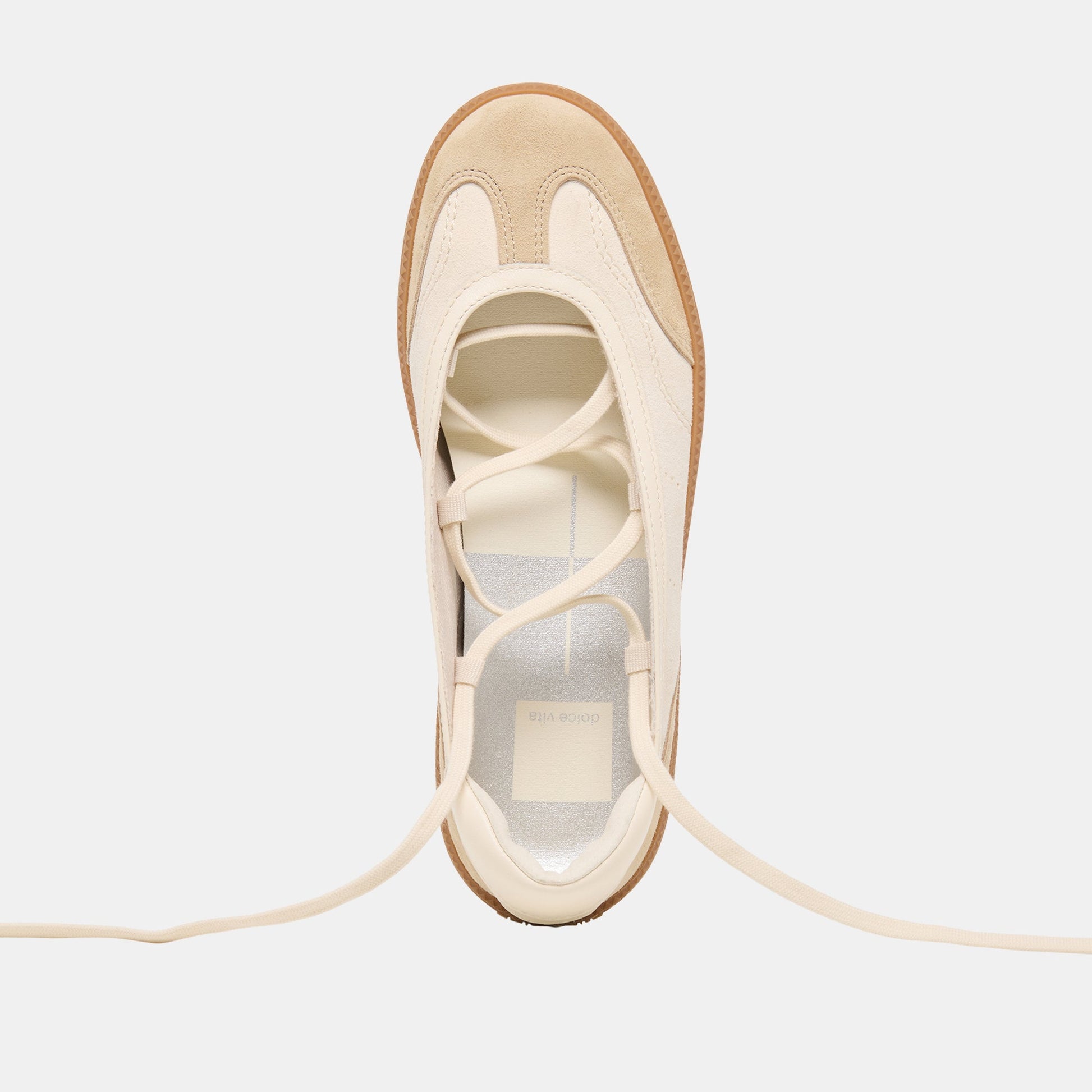Nyomie Ivory Multi Leather Sneakers - Dolce Vita