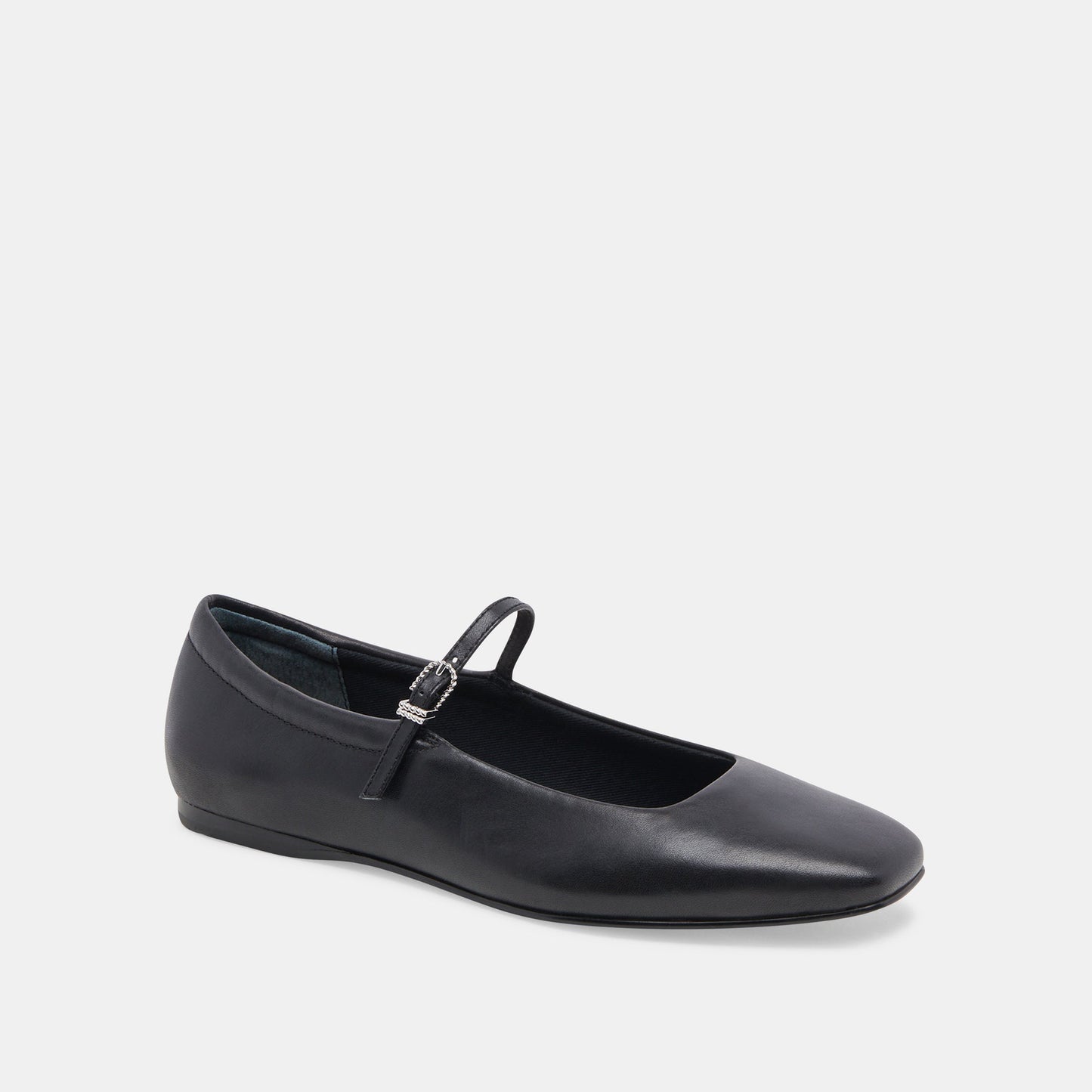 Reyes Black Leather Ballet Flats - Dolce Vita