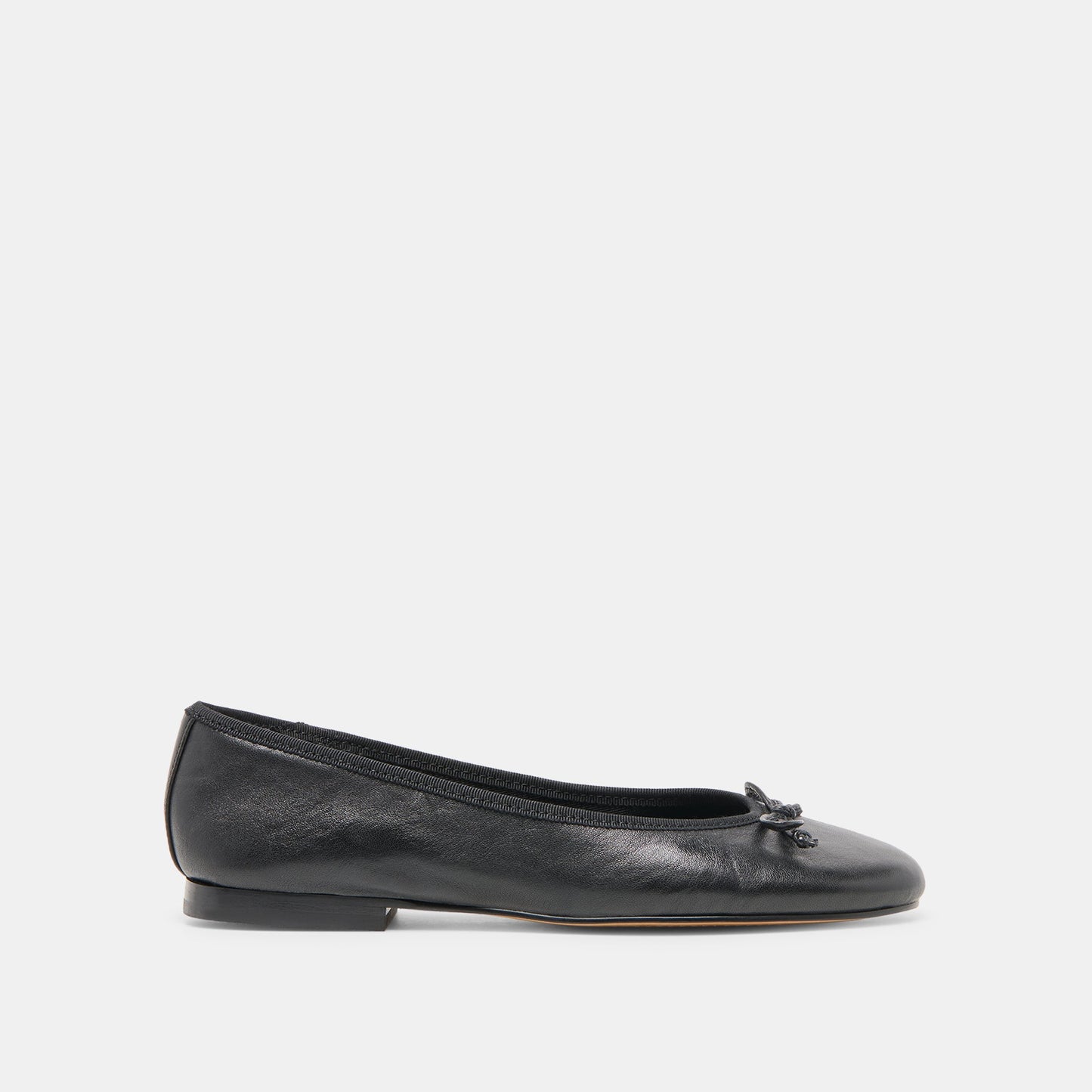 Ritla Black Leather Ballet Flats - Dolce Vita