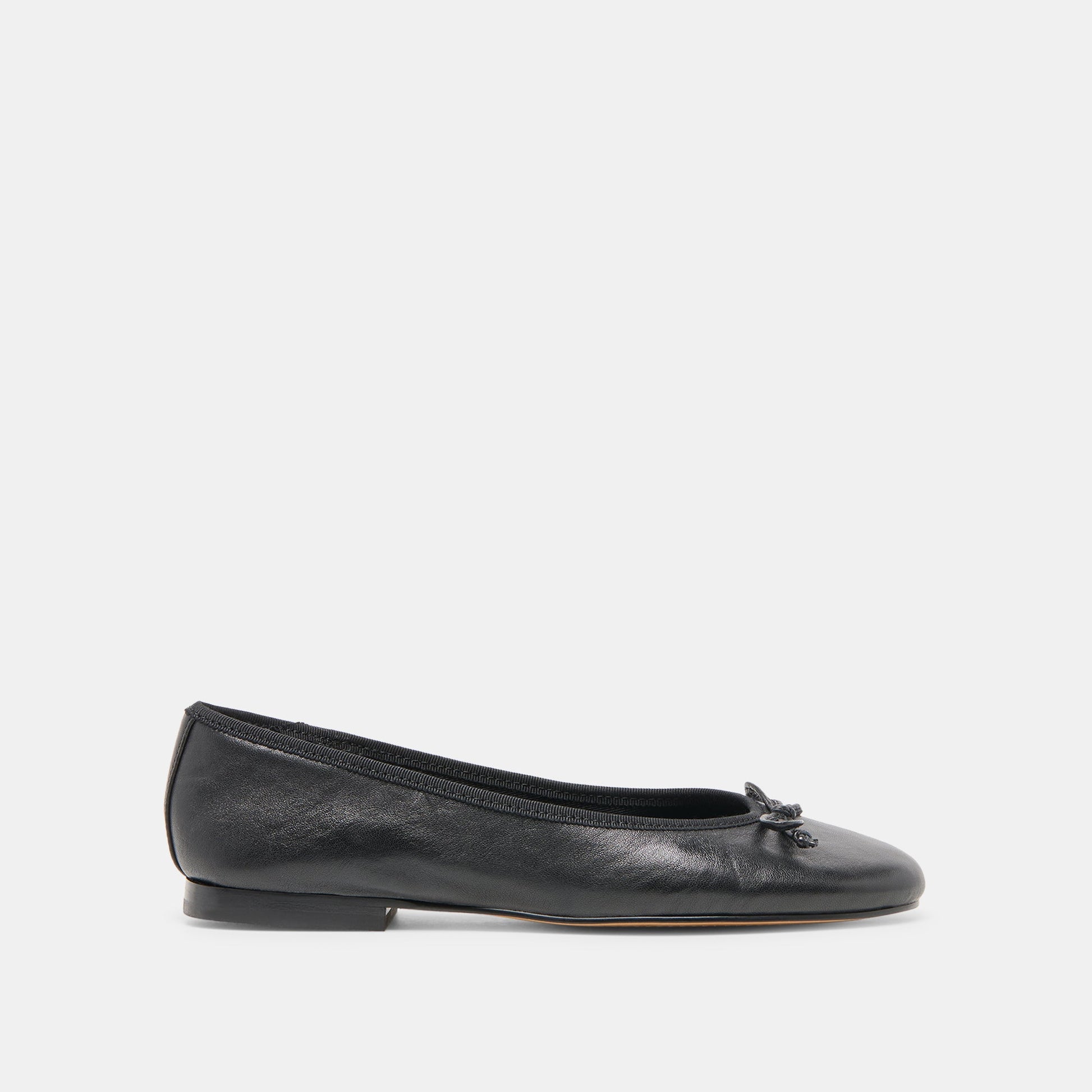 Ritla Black Leather Ballet Flats - Dolce Vita