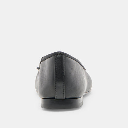 Ritla Black Leather Ballet Flats - Dolce Vita
