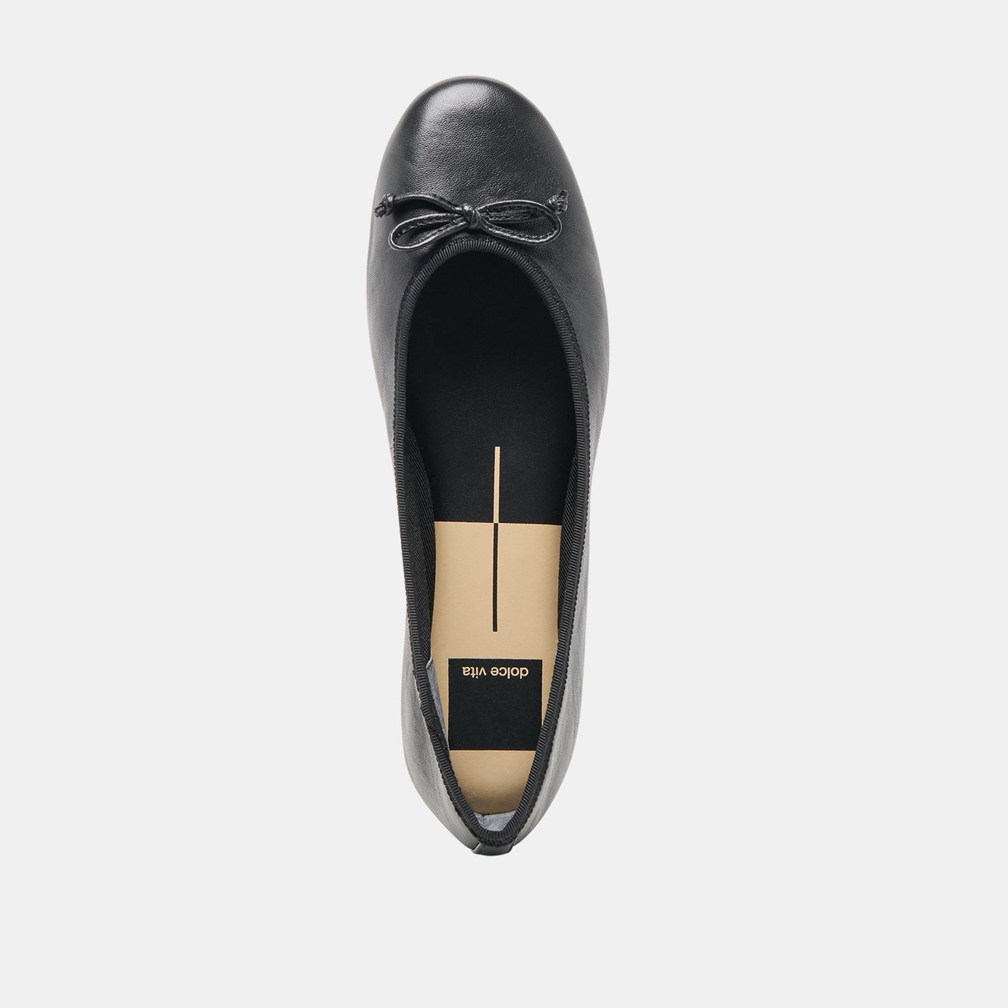 Ritla Black Leather Ballet Flats - Dolce Vita