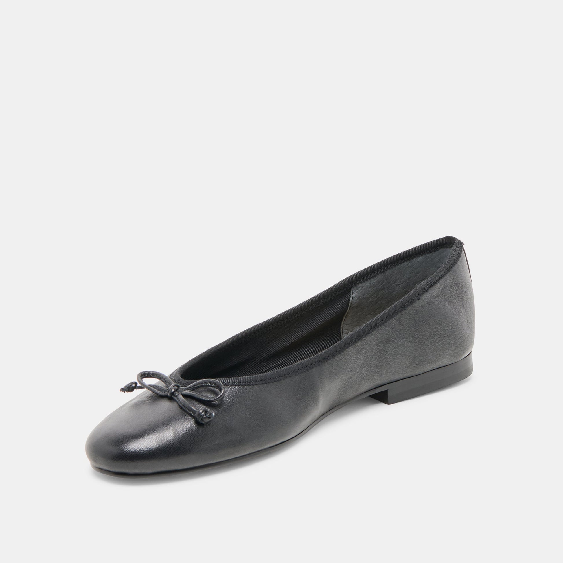 Ritla Black Leather Ballet Flats - Dolce Vita