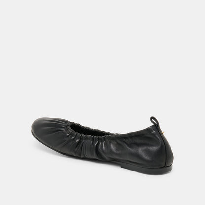 Conrad Black Leather Ballet Flats - Dolce Vita