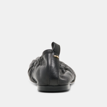 Conrad Black Leather Ballet Flats - Dolce Vita