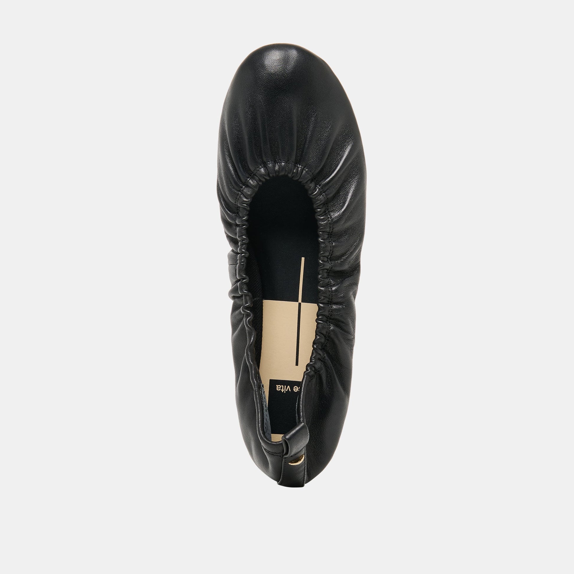 Conrad Black Leather Ballet Flats - Dolce Vita