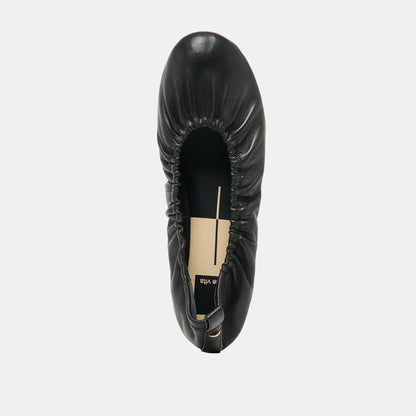 Conrad Black Leather Ballet Flats - Dolce Vita