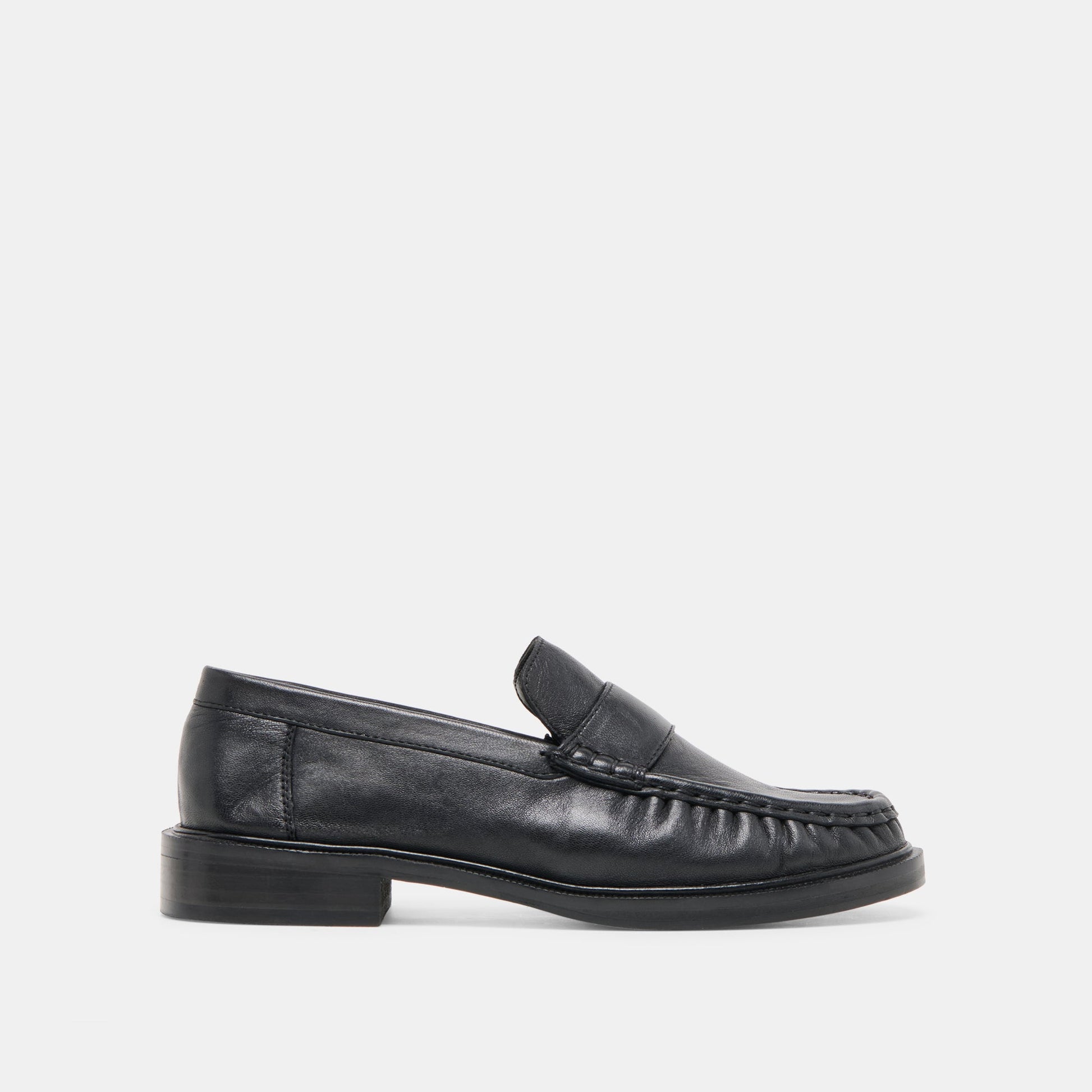 Bodi Black Leather Loafers - Dolce Vita