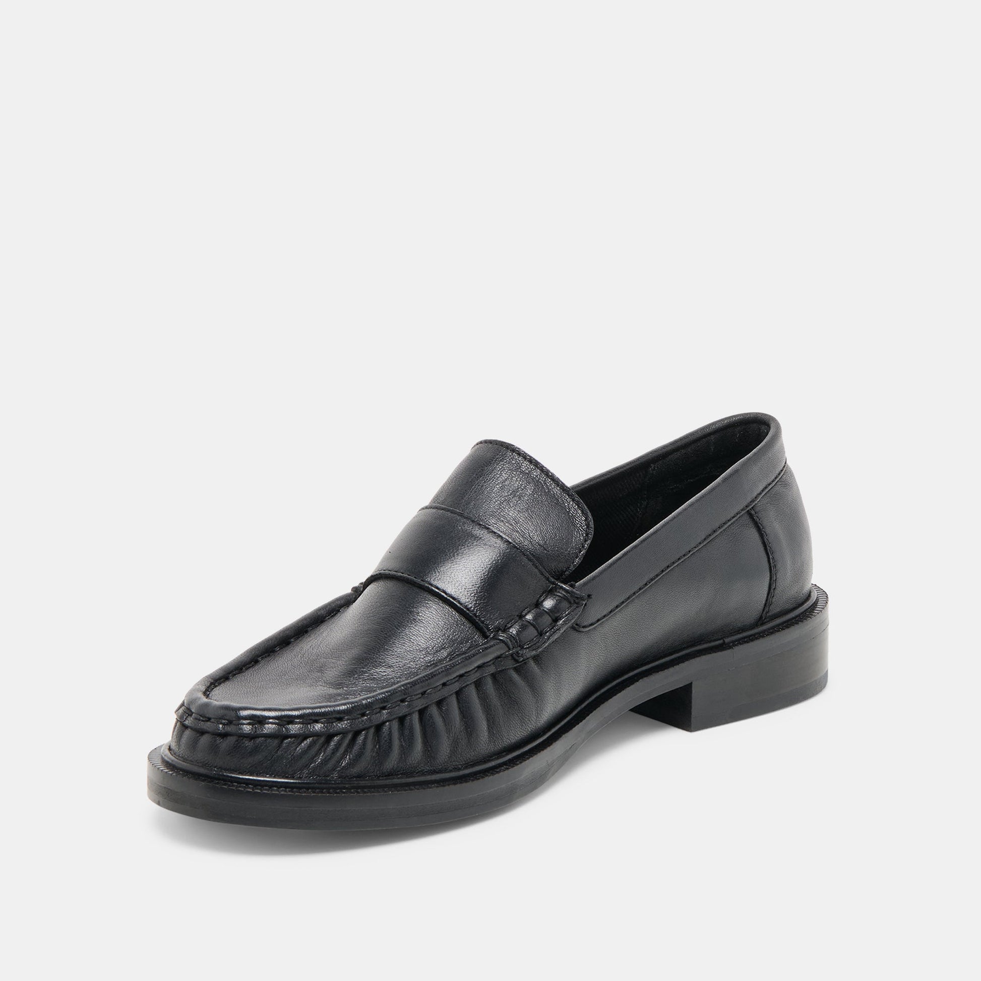 Bodi Black Leather Loafers - Dolce Vita