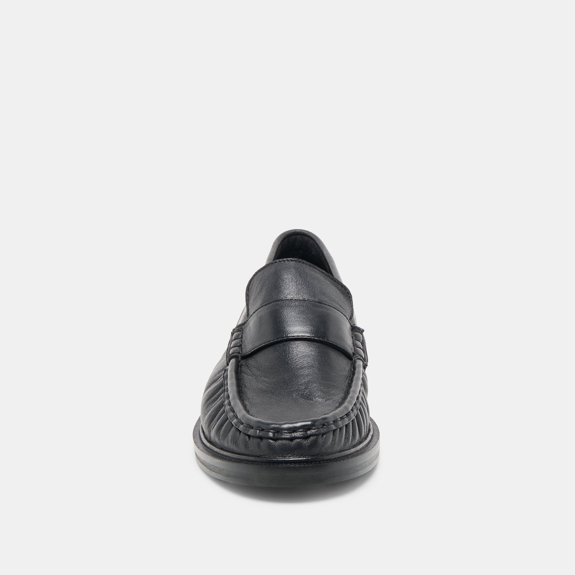 Bodi Black Leather Loafers - Dolce Vita