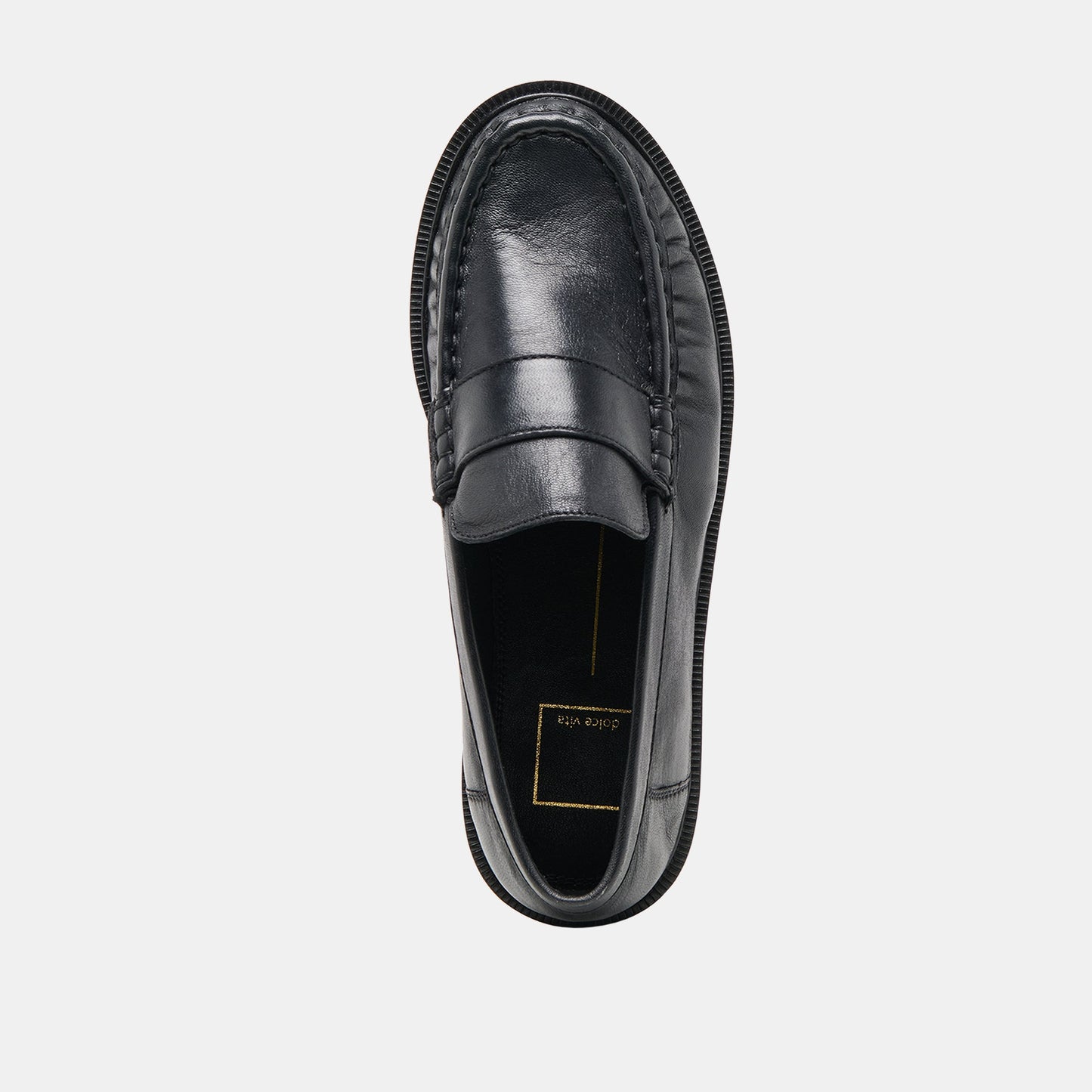 Bodi Black Leather Loafers - Dolce Vita