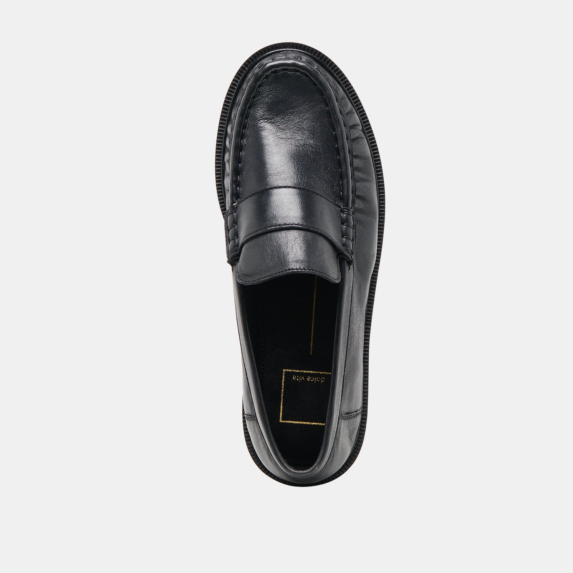 Bodi Black Leather Loafers - Dolce Vita