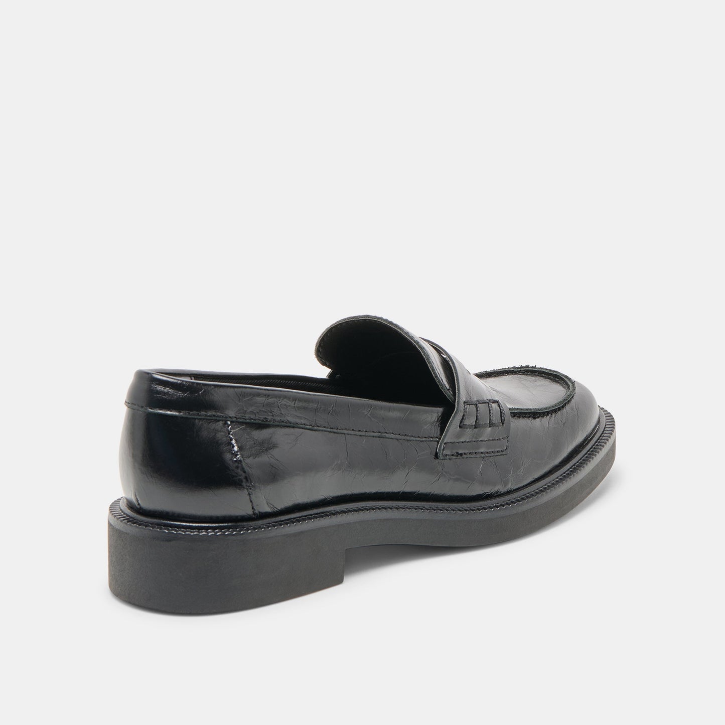 Tiggy Midnight Crinkle Patent Loafers - Dolce Vita