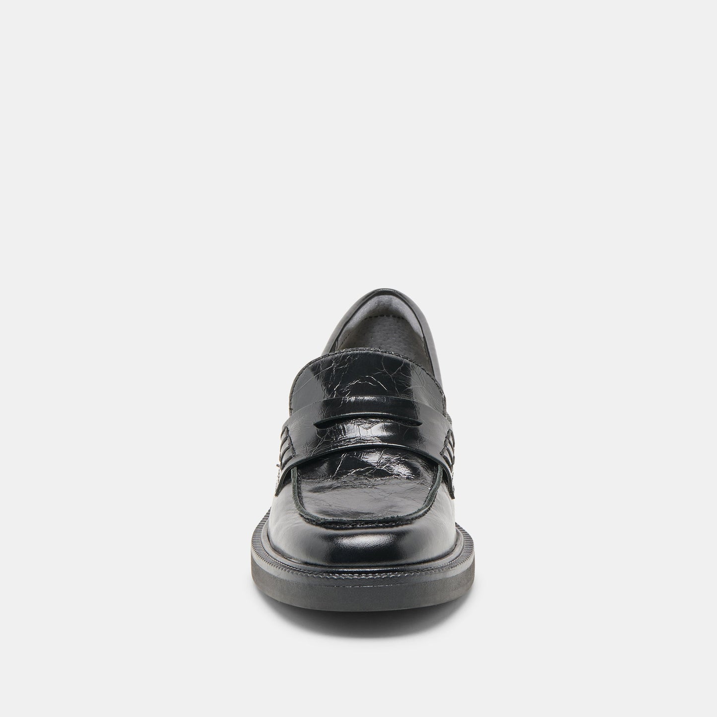Tiggy Midnight Crinkle Patent Loafers - Dolce Vita