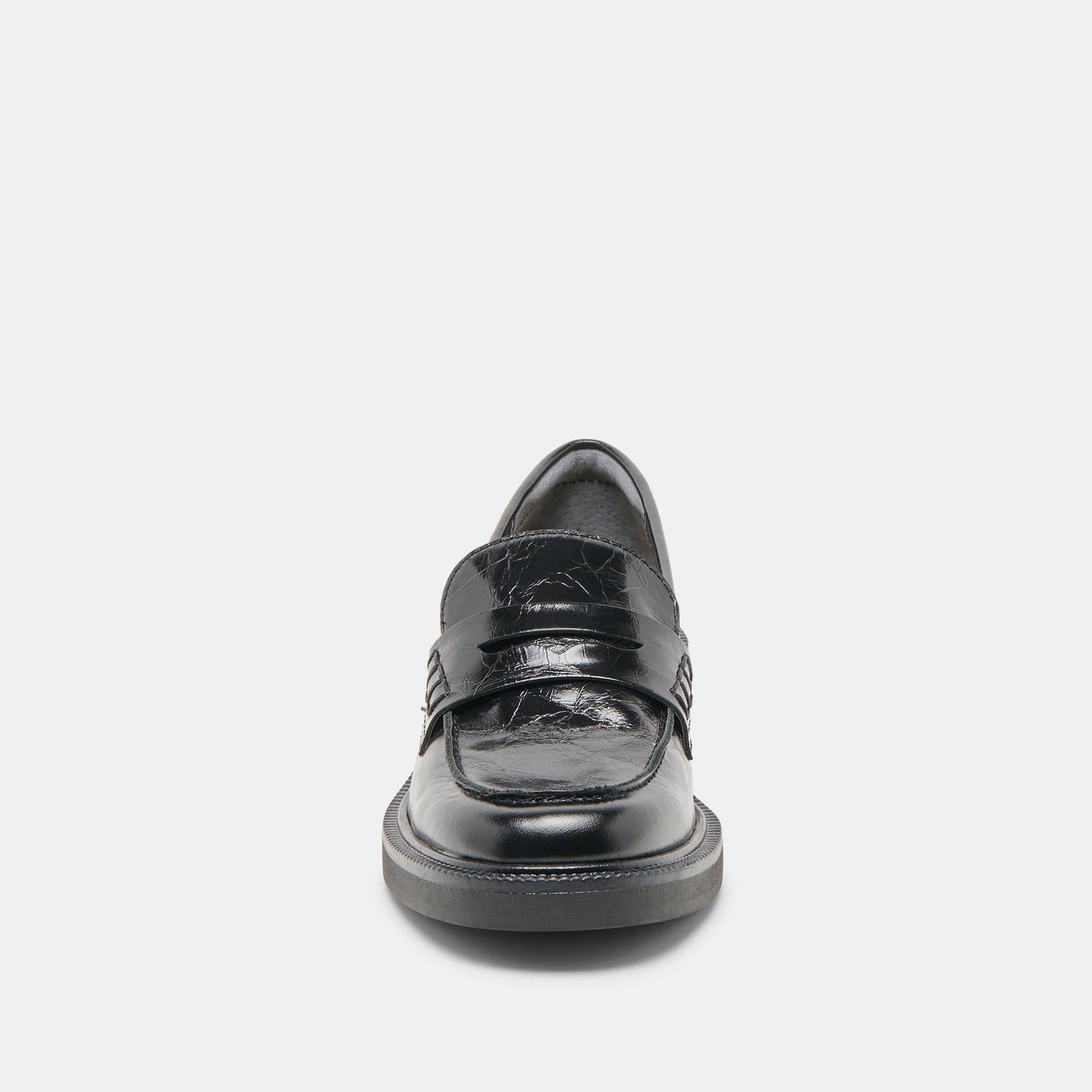 Tiggy Midnight Crinkle Patent Loafers - Dolce Vita