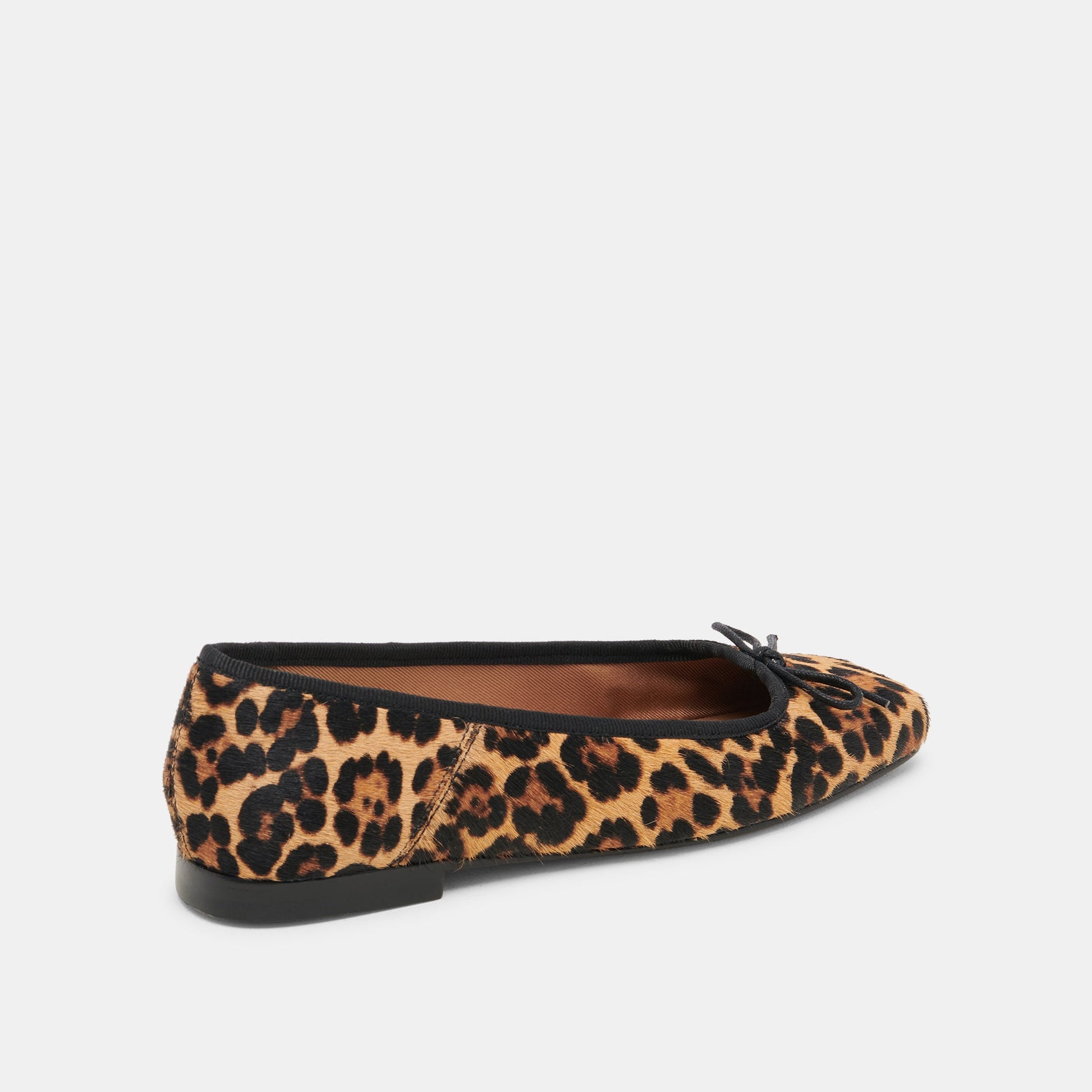 Anisa Ballet Flats DK LEOPARD CALF HAIR - Dolce Vita